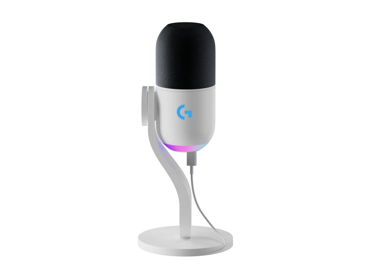 LOGITECH Yeti GX Dynamic RGB Gaming Mic with LIGHTSYNC - OFF WHITE - EMEA28-935