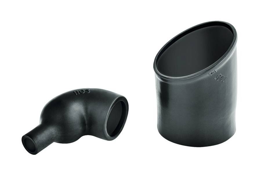 HellermannTyton Warmschrumpfformteil 1108-4-G PO-X BK