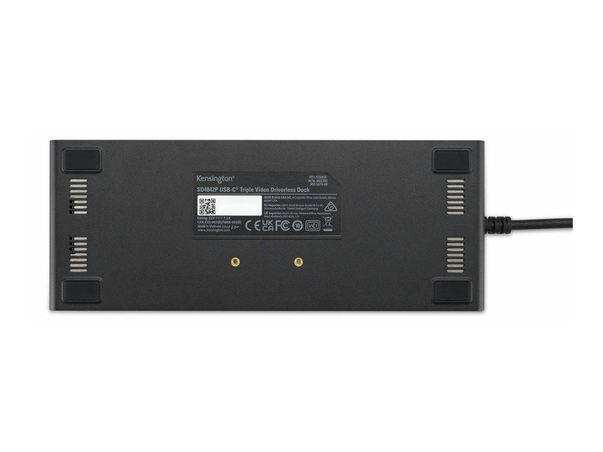 Kensington SD4842P EQ - Dockingstation - USB-C / USB4 / Thunderbolt 3 / Thunderbolt 4