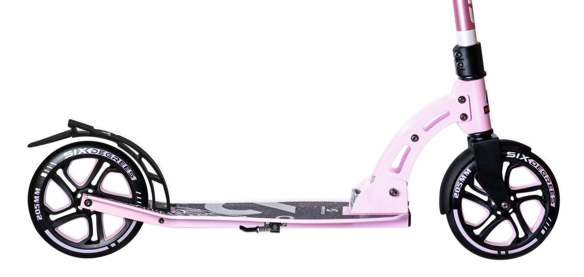 SIX DEGREES Aluminium Scooter 205 mm pastellrosa