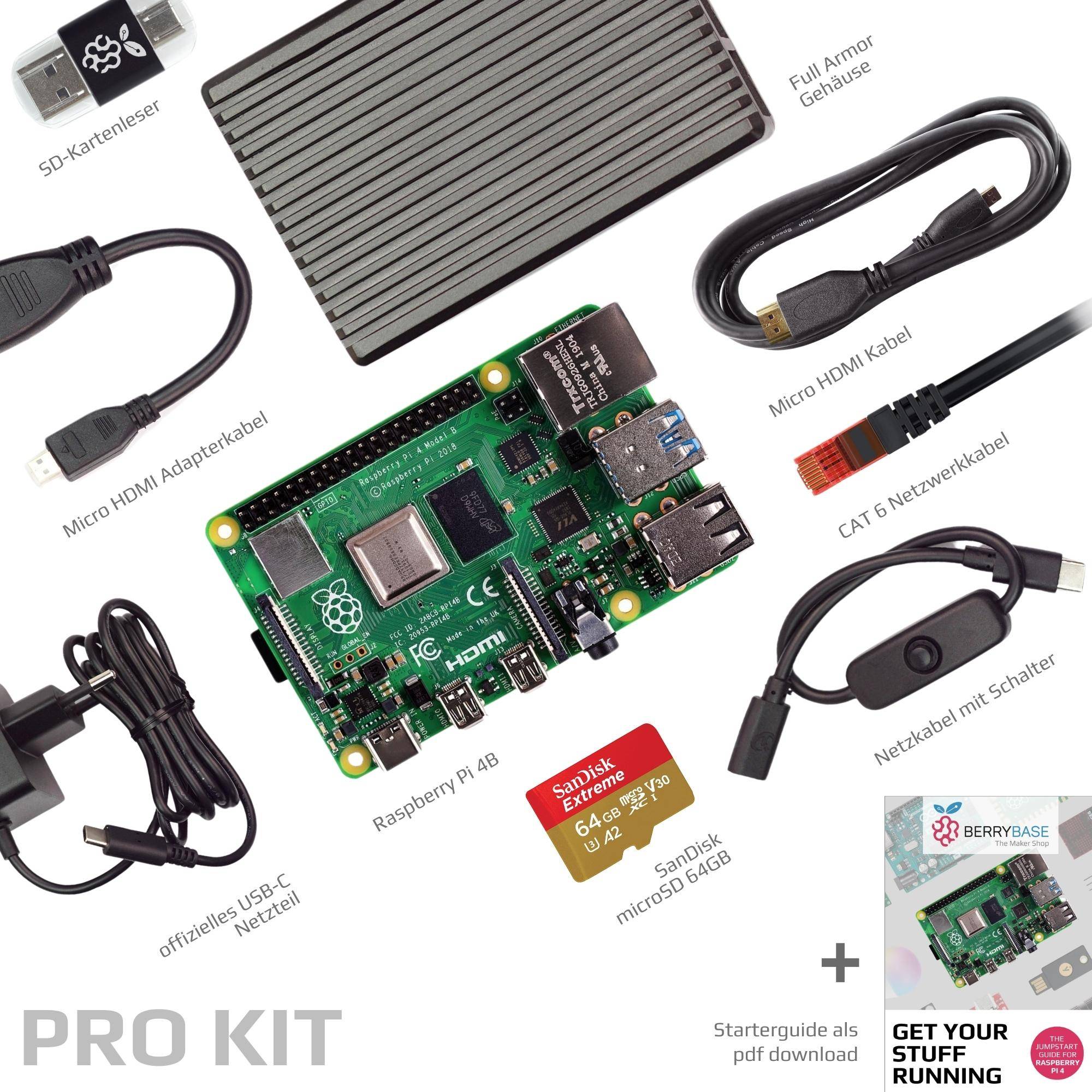 Raspberry Pi 4B, 4GB Pro Kit