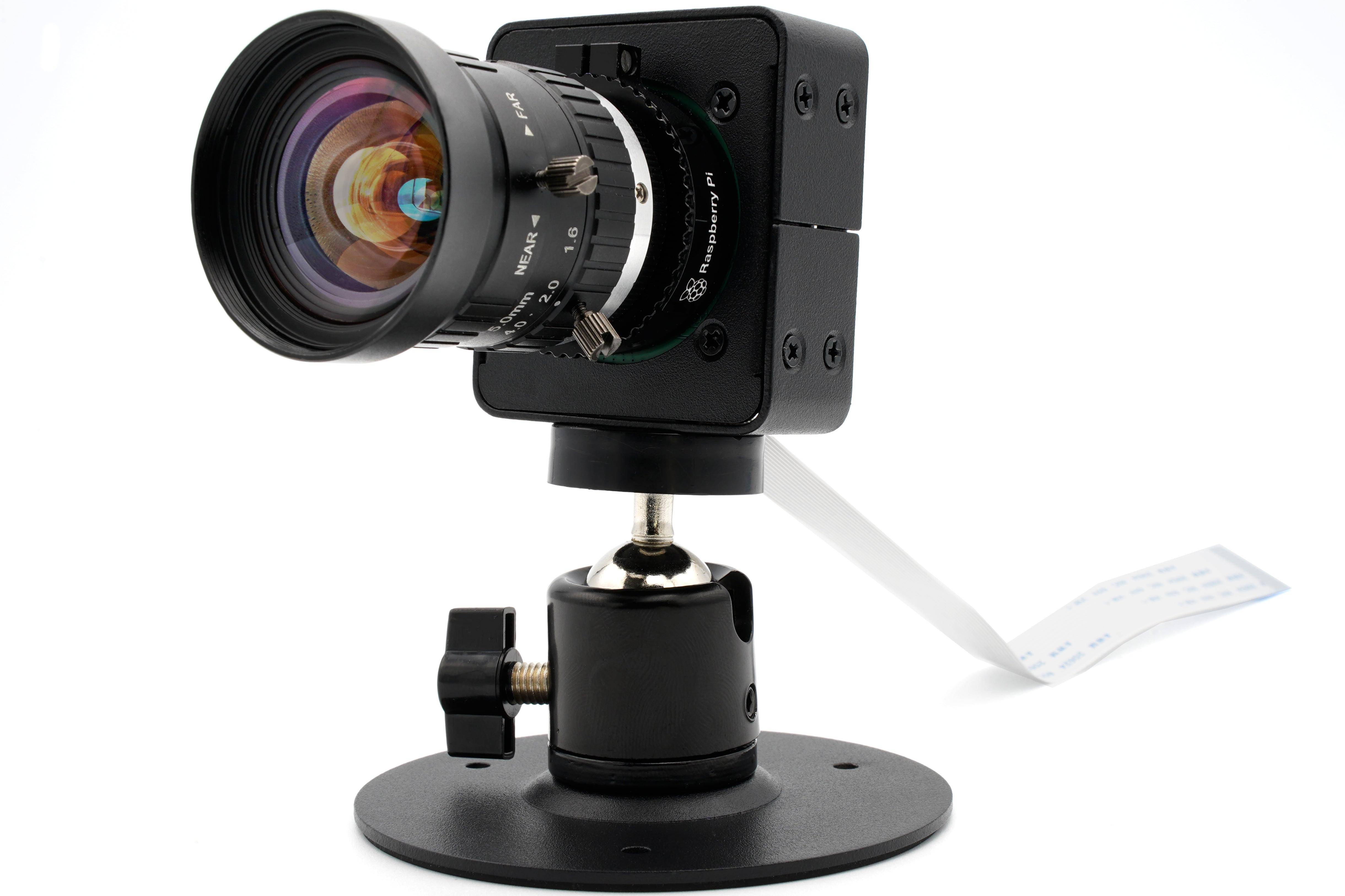 KKSB SBC Kameragehäuse mit 360-Grad-Drehhalter, Stahl / Aluminium, schwarz