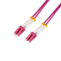 LogiLink FC4LC10 Glasfaser LWL Anschlusskabel Violett[1x LC/UPC-Stecker - 1x - Kabel - Digital/Display/Video