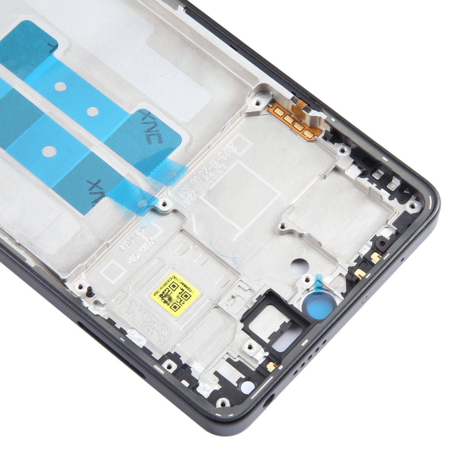 Für Xiaomi Poco M6 Pro 4G / Redmi Note 13 Pro 4G Display Rahmen Frame Bezel Plate Ersatzteil Reparatur Schwarz