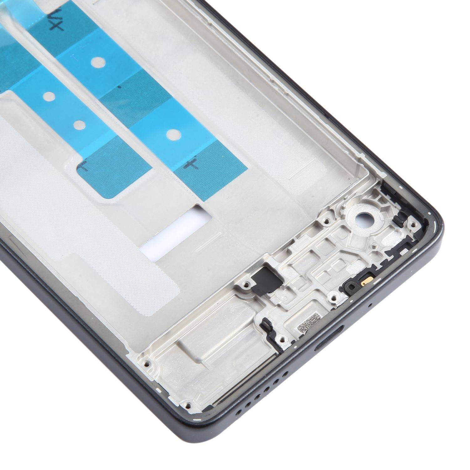 Für Xiaomi Poco M6 Pro 4G / Redmi Note 13 Pro 4G Display Rahmen Frame Bezel Plate Ersatzteil Reparatur Schwarz