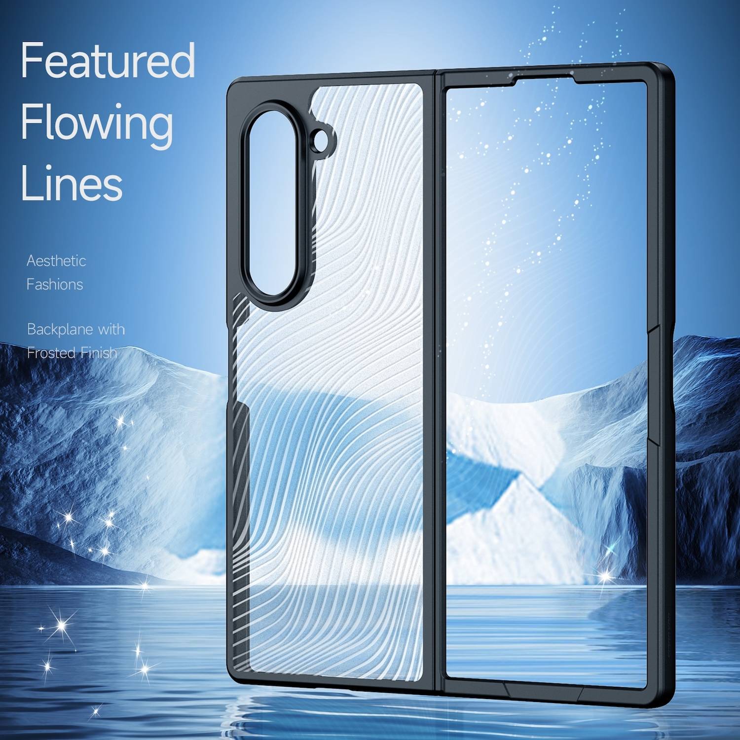 Für Samsung Galaxy Z Fold6 5G Aimo Series TPU / PC Frosted Feel Hülle