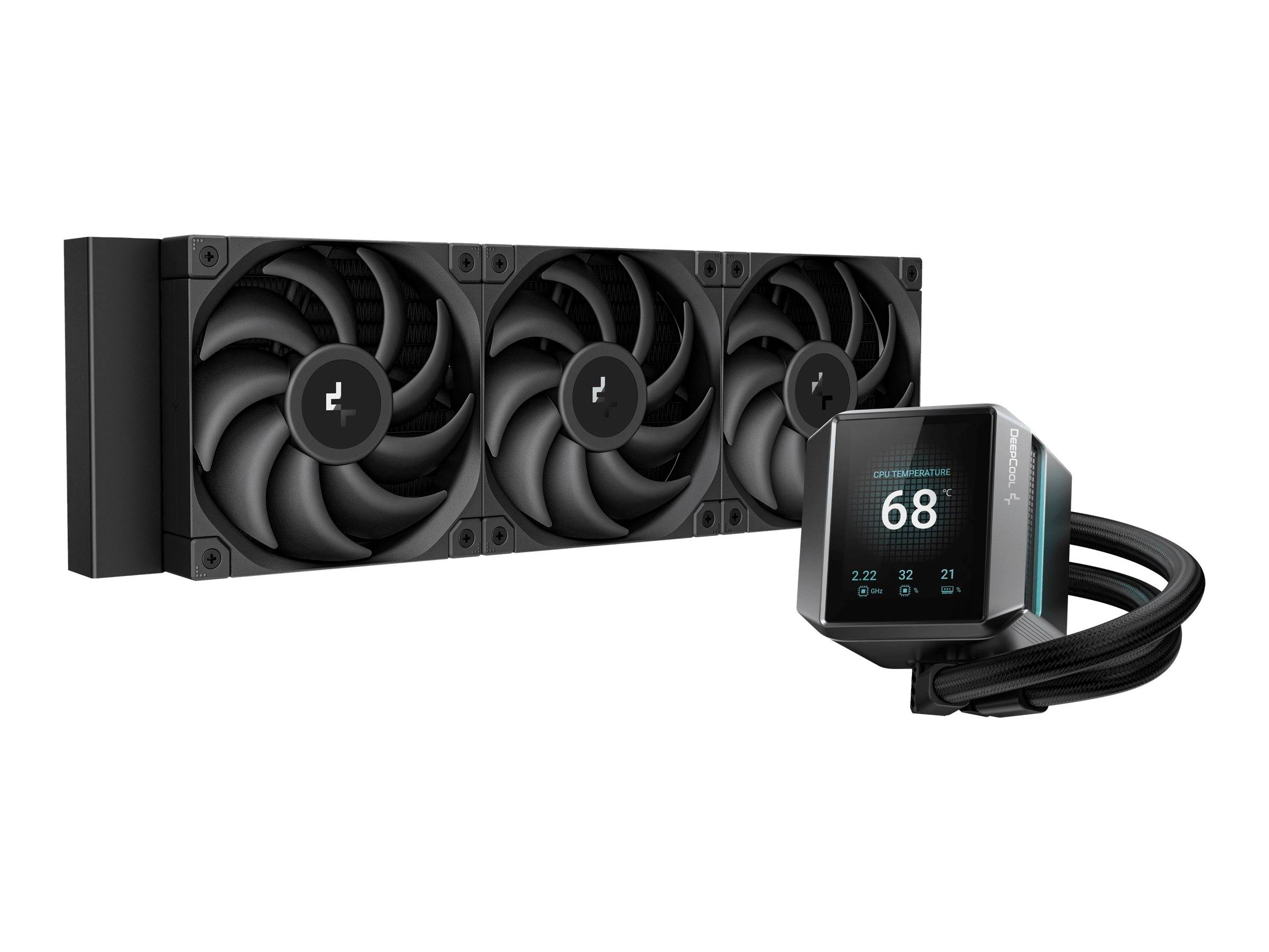 DeepCool MYSTIQUE 360 | AiO-WasserkühlungAIO-Wasserkühlung / 3x 120mm Lüfter /