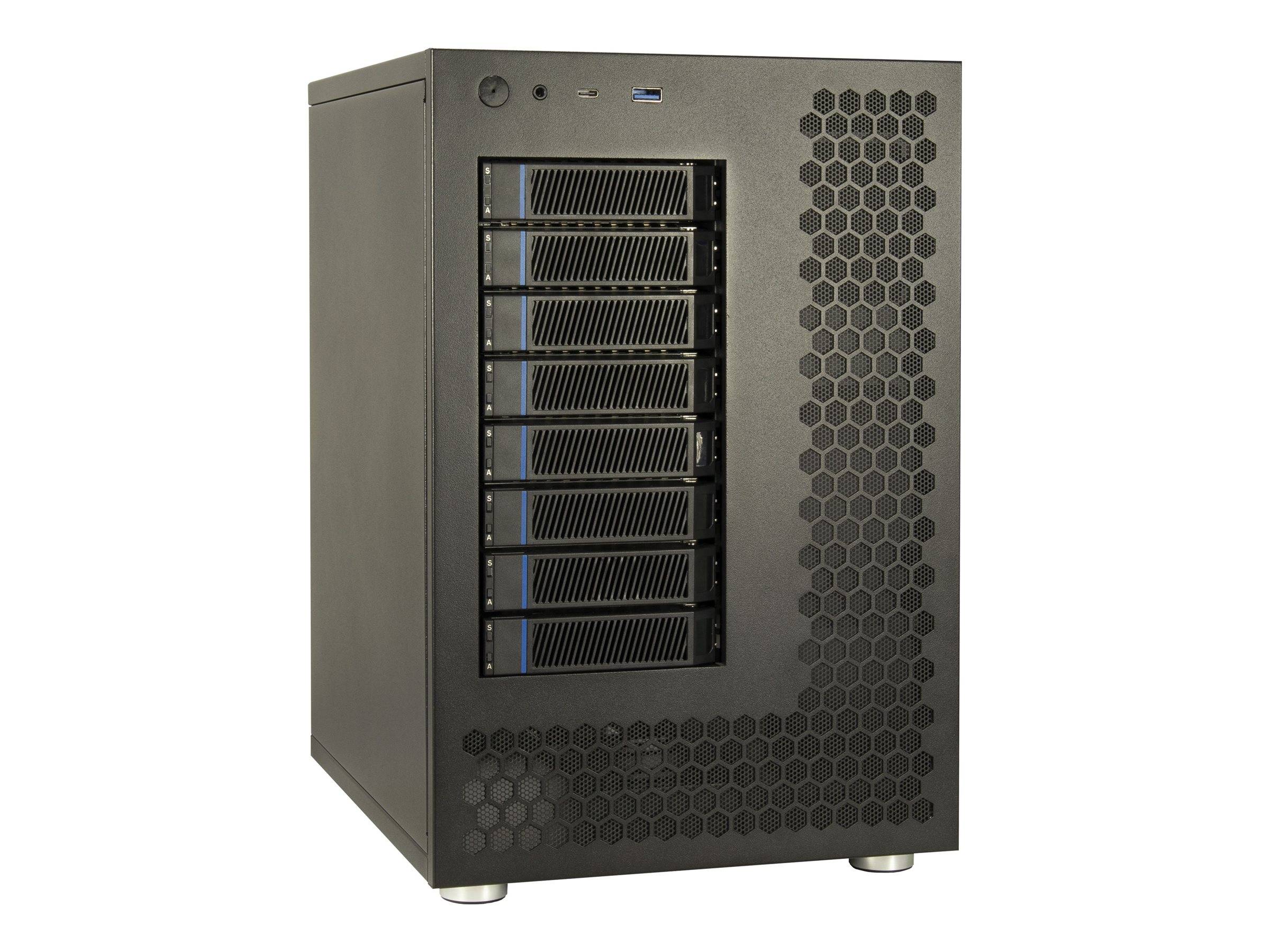 Inter-Tech NAS-8 - Speichergehäuse - 8 Schächte