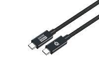 CONCEPTRONIC - Kabel USB-C 4.0 -> C St/St 1.20m 5A 40Gbps sw - Kabel - Digital/Daten