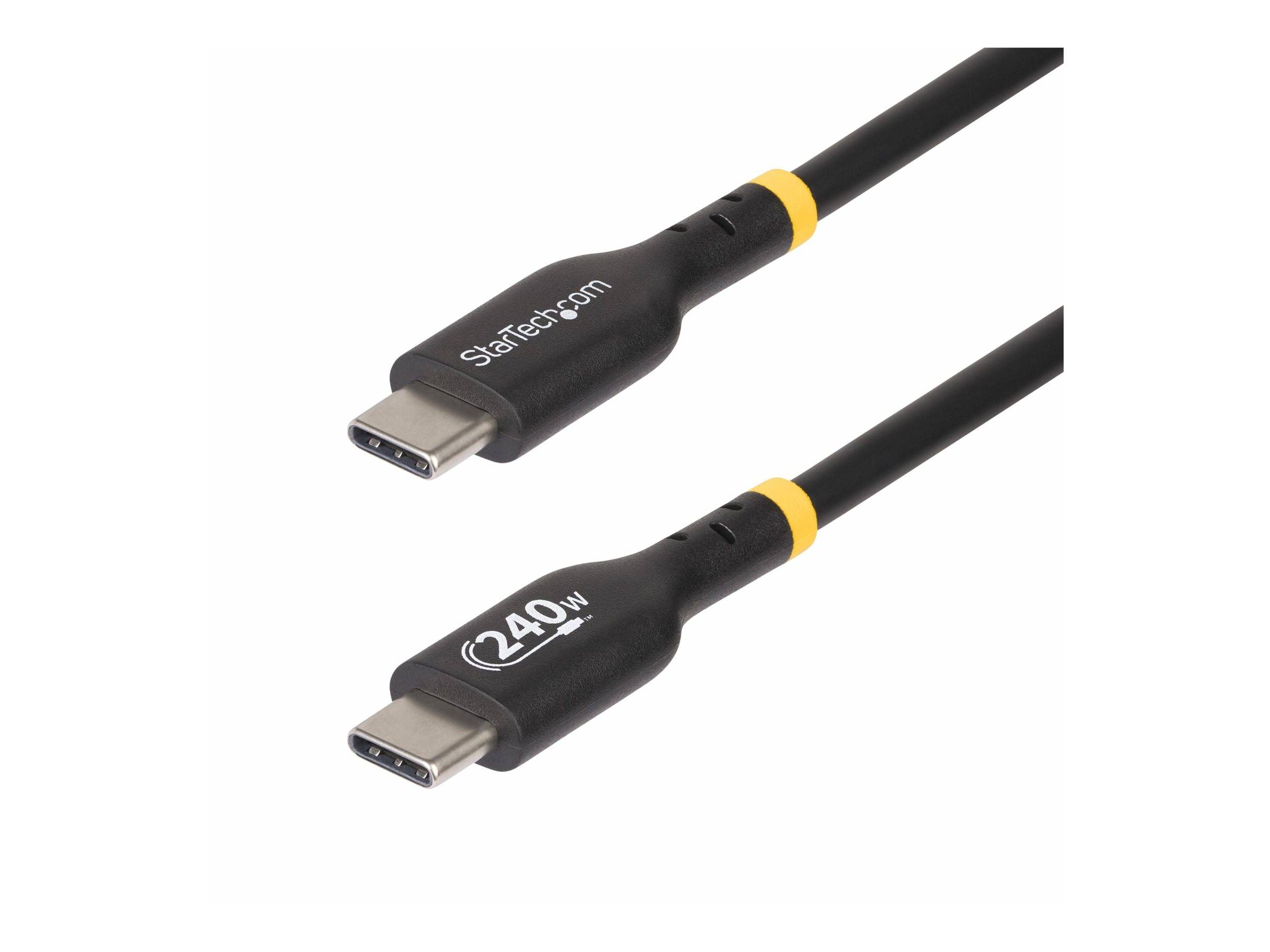 StarTech.com 2m USB-C Ladekabel, USB-IF zertifiziert, 240W PD EPR, M/M - USB-Kabel - 24 pin USB-C (M)