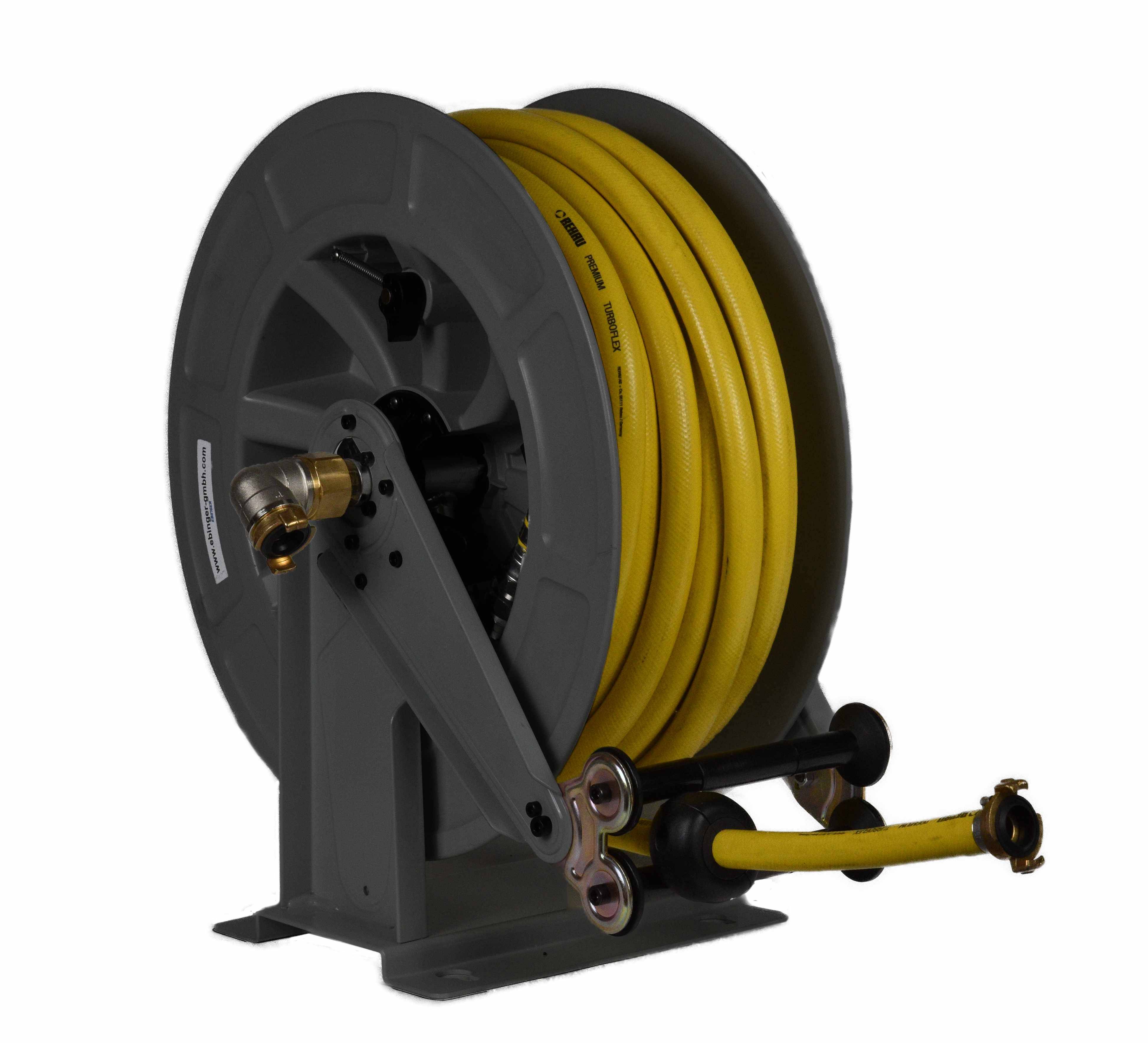 Automatik-Schlauchaufroller OSK 610, mit 15 m 1" PVC-Schlauch