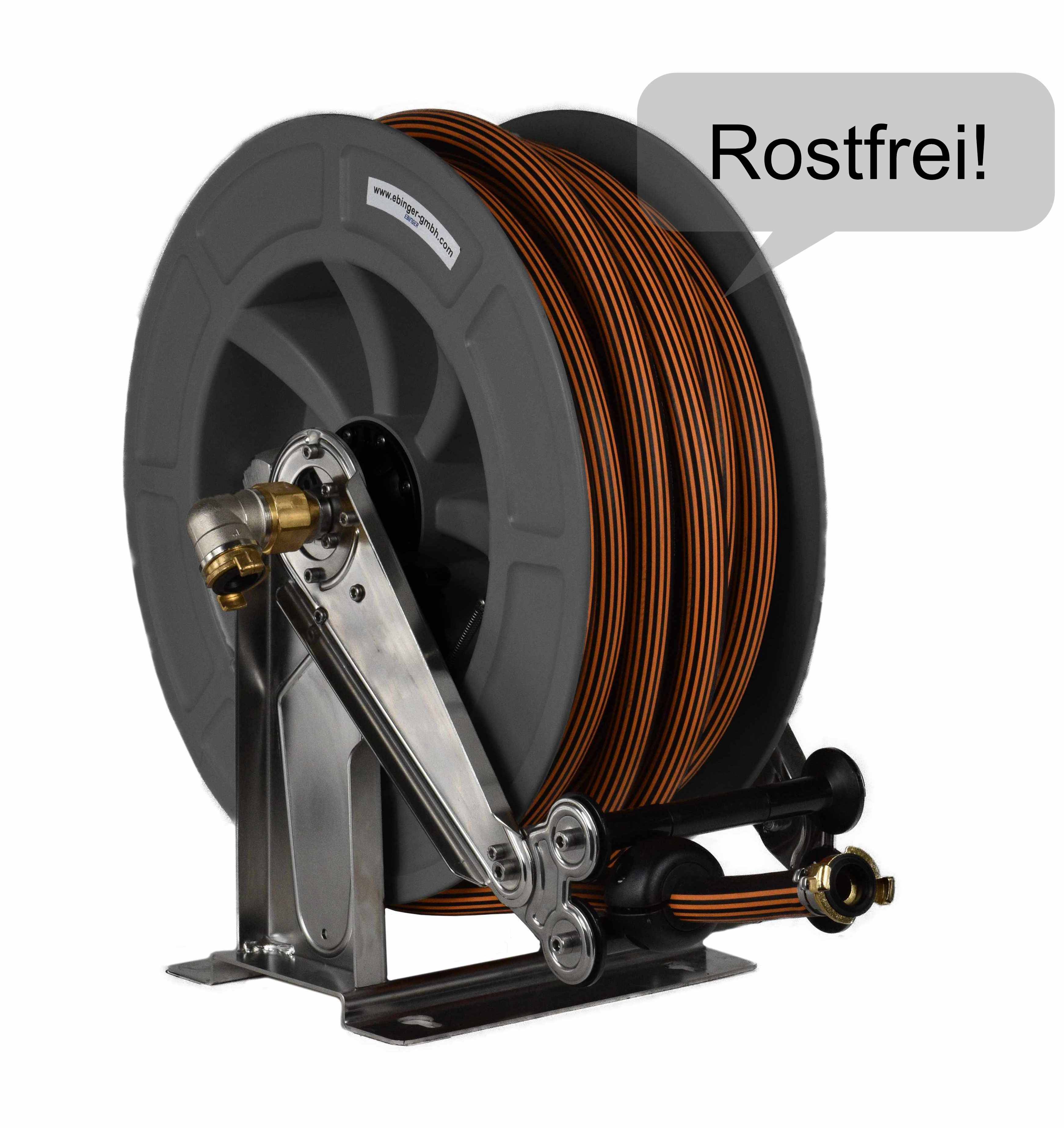 Automatik-Schlauchaufroller OSK 610, mit 20 m - 3/4" Gummischlauch