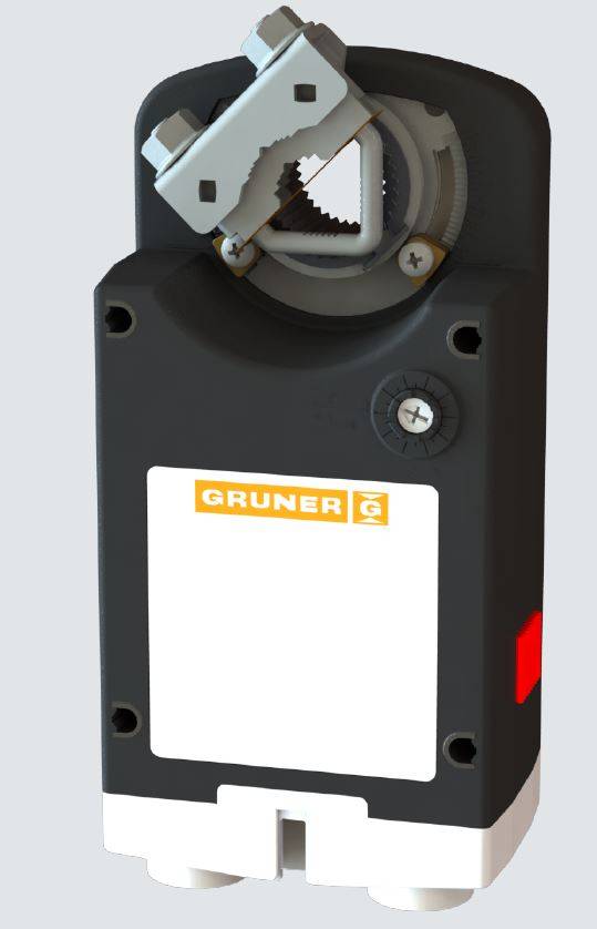 Gruner Stellantrieb Typ 363-230-20-S2 ( 230V - 20 Nm - Ansteuerung 2/3 Punkt)