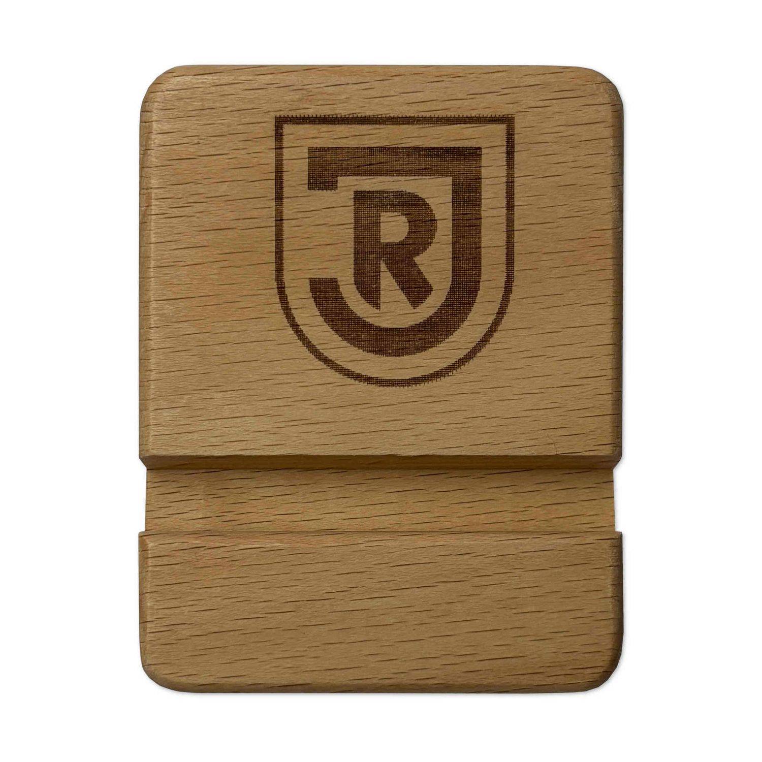 SSV Jahn Regensburg Smartphone Dock Halterung aus Holz