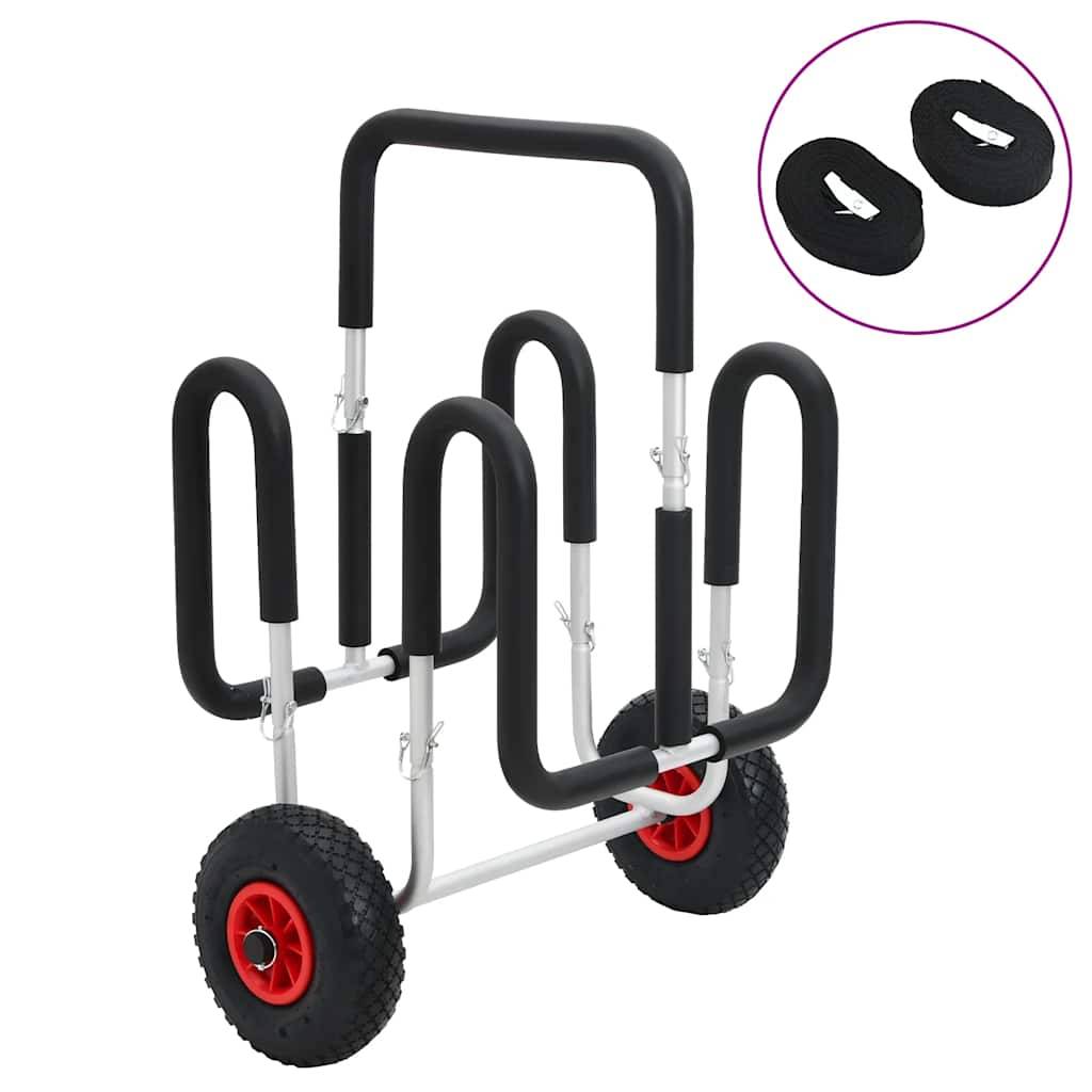 vidaXL SUP Trolley für 2 Surfbretter 90 kg Aluminium