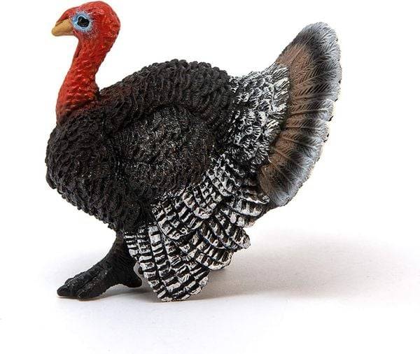 Schleich 13900 - Farm World, Truthahn, Tierfigur, Höhe: 5,9cm