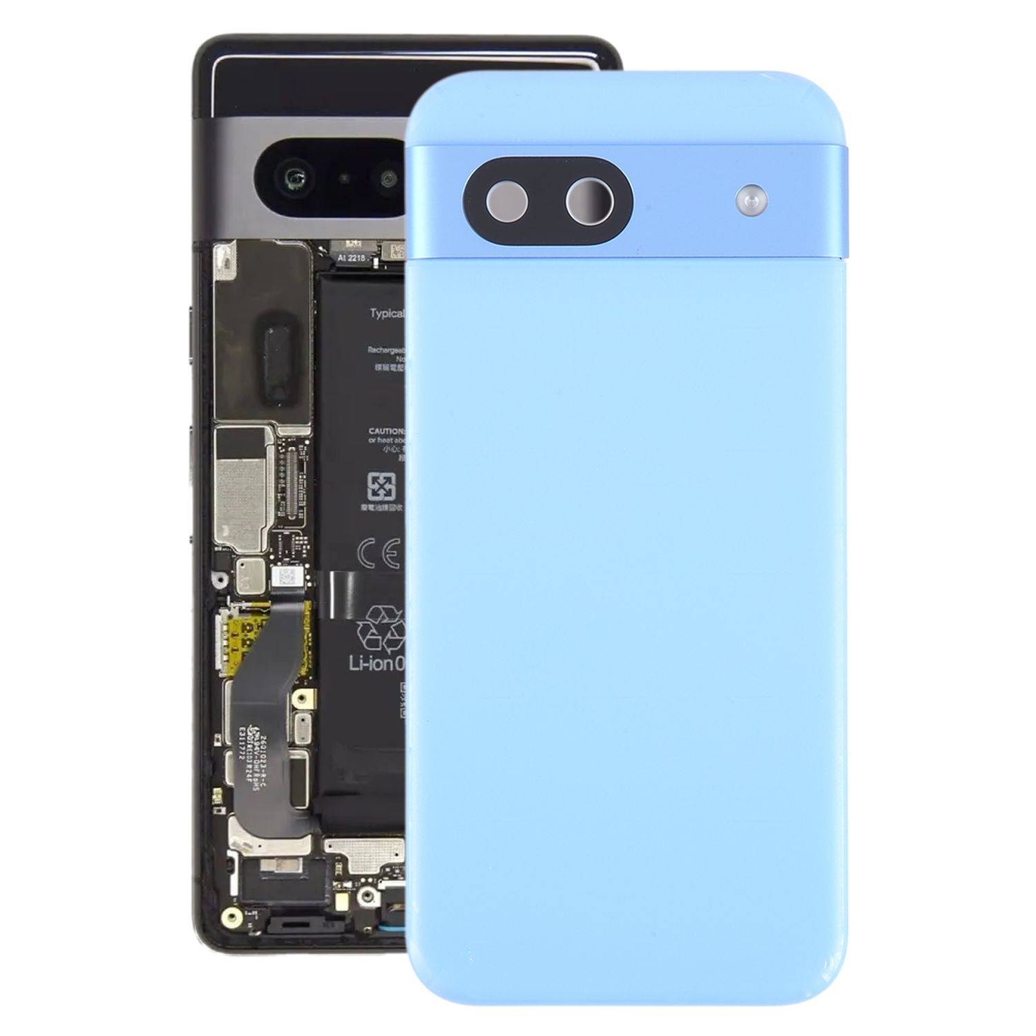 Für Google Pixel 8a Akkudeckel Backcover Battery Cover Ersatzteil Blau