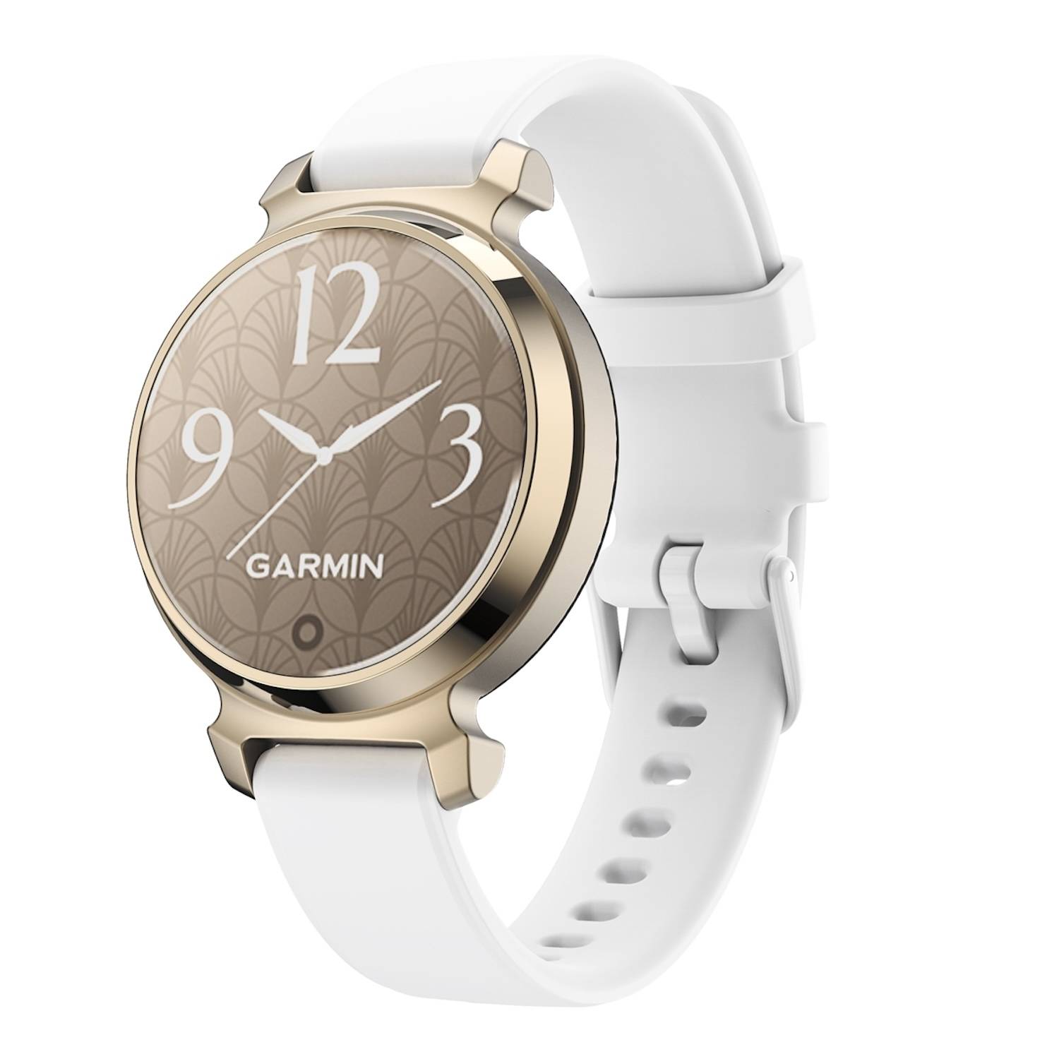 Für Garmin Lily 2 hochwertiges Silikon Armband Watch Ersatz Arm Band Weiß
