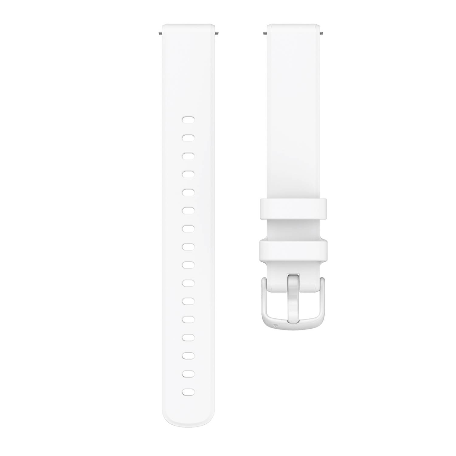 Für Garmin Lily 2 hochwertiges Silikon Armband Watch Ersatz Arm Band Weiß
