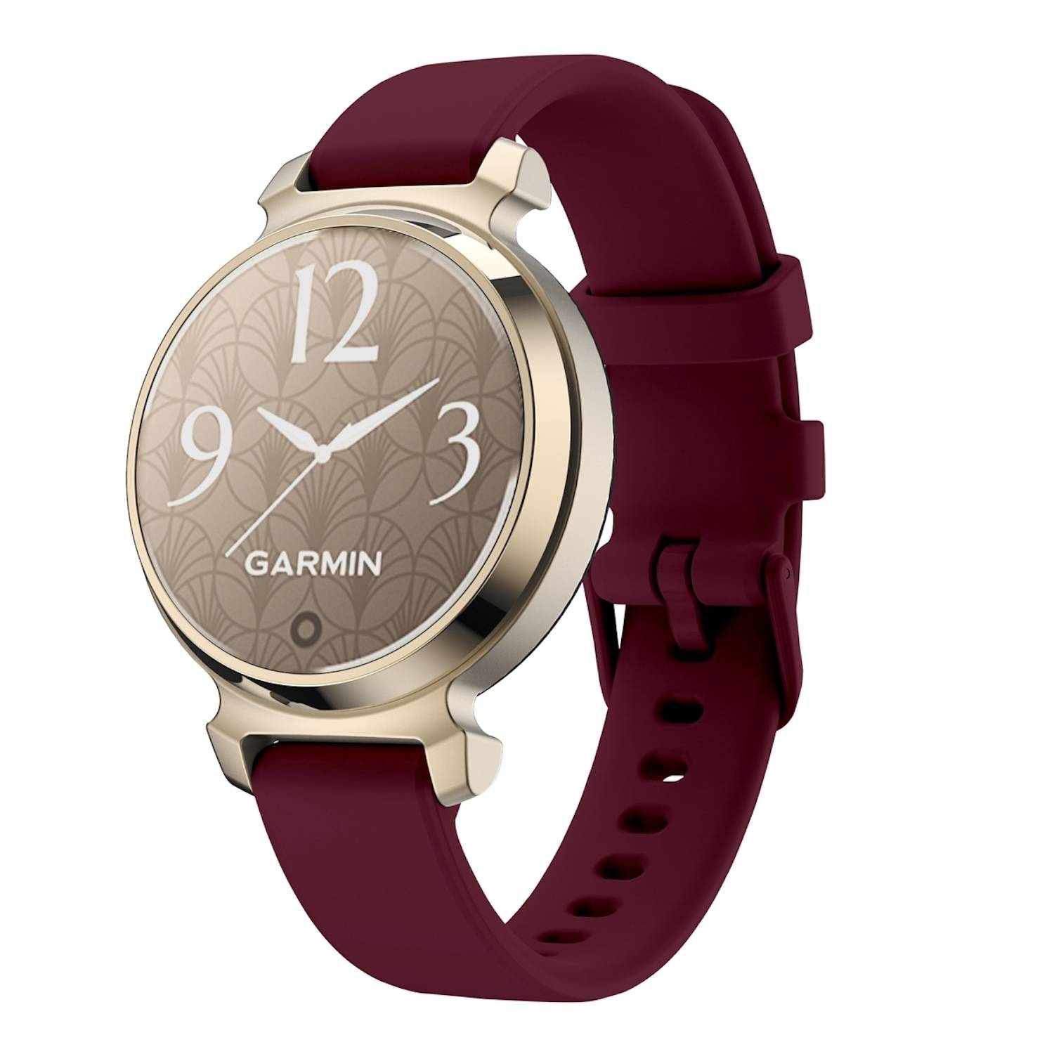 Für Garmin Lily 2 hochwertiges Silikon Armband Watch Ersatz Arm Band Weinrot