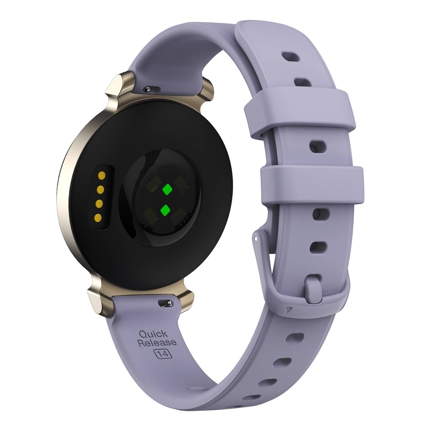 Für Garmin Lily 2 hochwertiges Silikon Armband Watch Ersatz Arm Band Lila