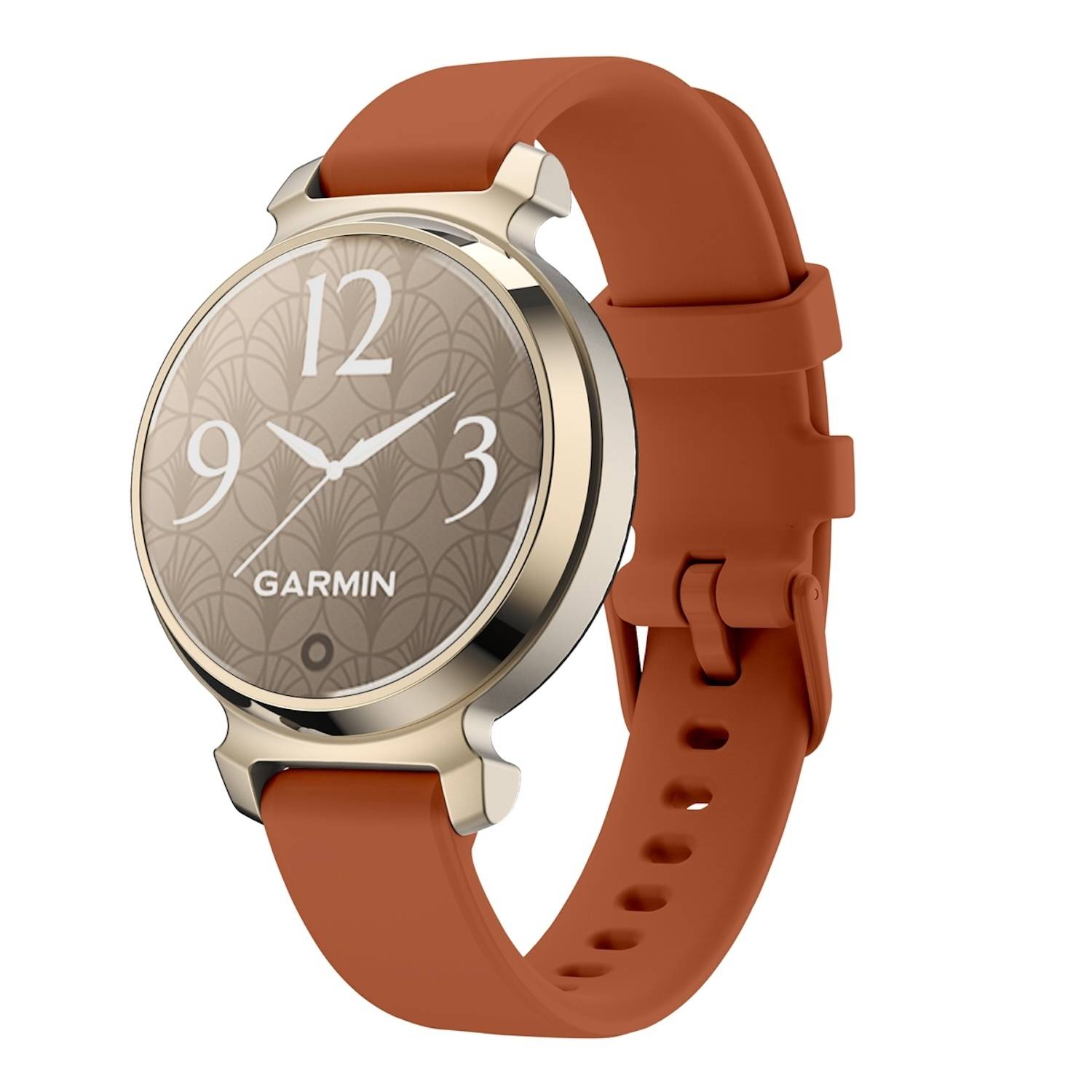 Für Garmin Lily 2 hochwertiges Silikon Armband Watch Ersatz Arm Band Braun