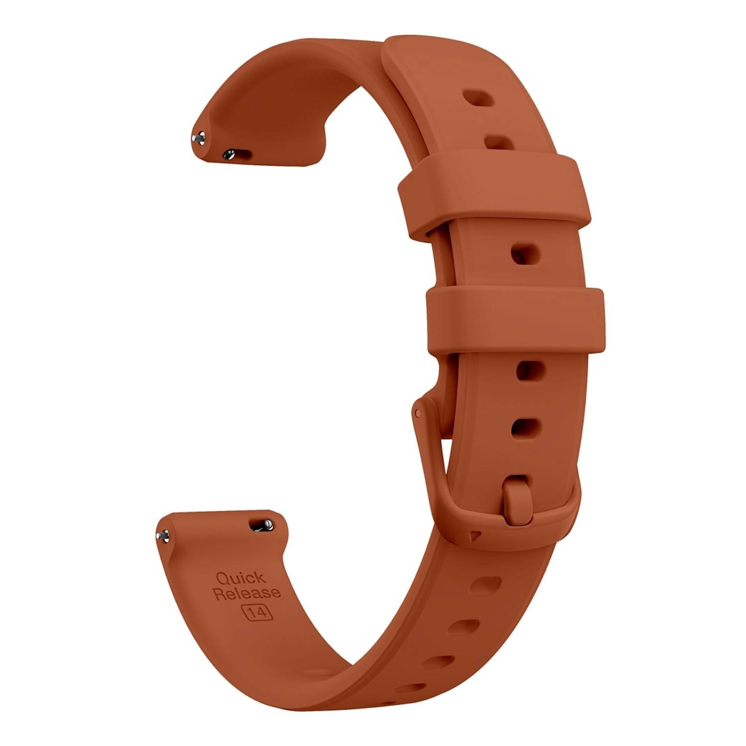 Für Garmin Lily 2 hochwertiges Silikon Armband Watch Ersatz Arm Band Braun