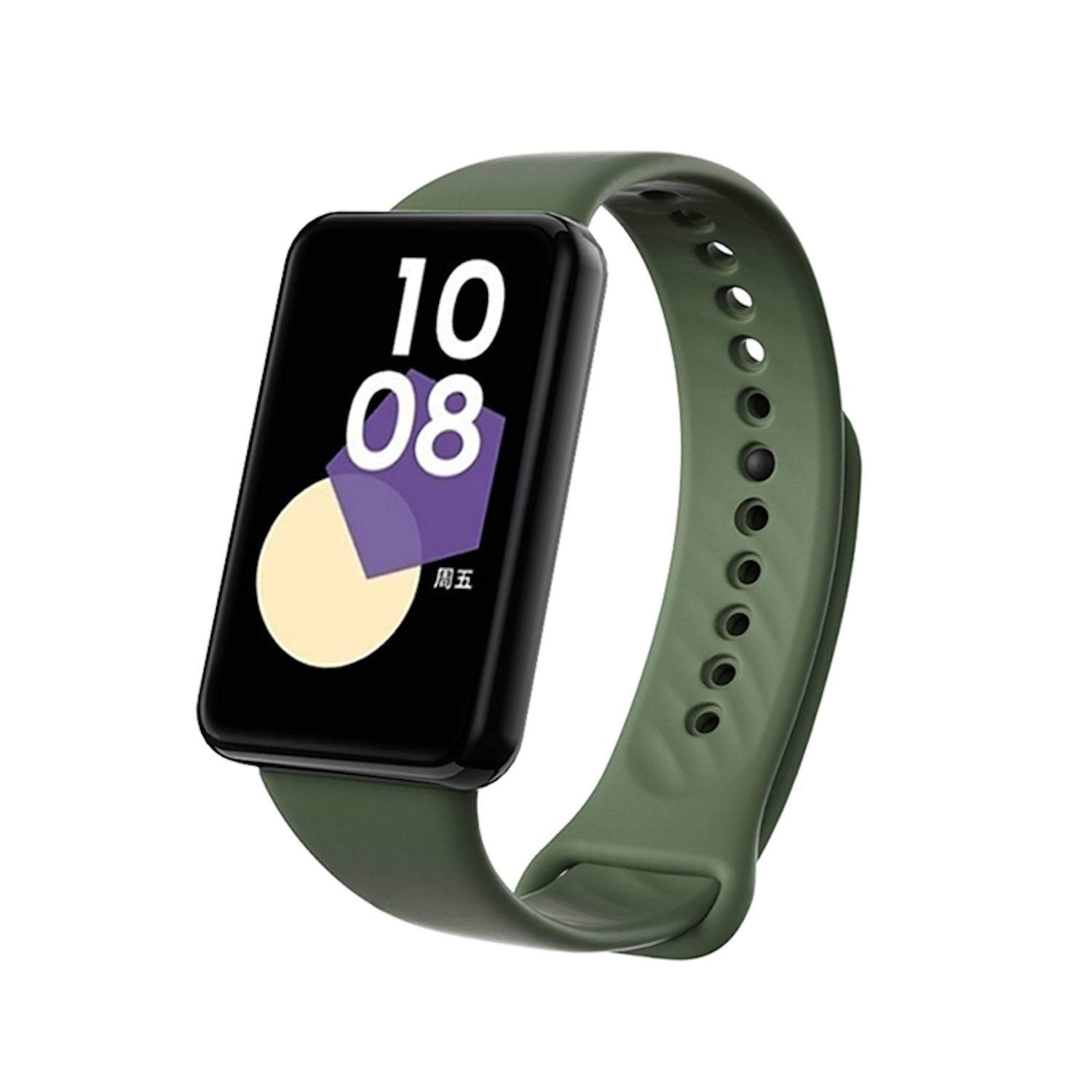 Für Honor Band 9 hochwertiges TPU mit schwarzer Schnalle Watch Ersatz Arm Band Grün