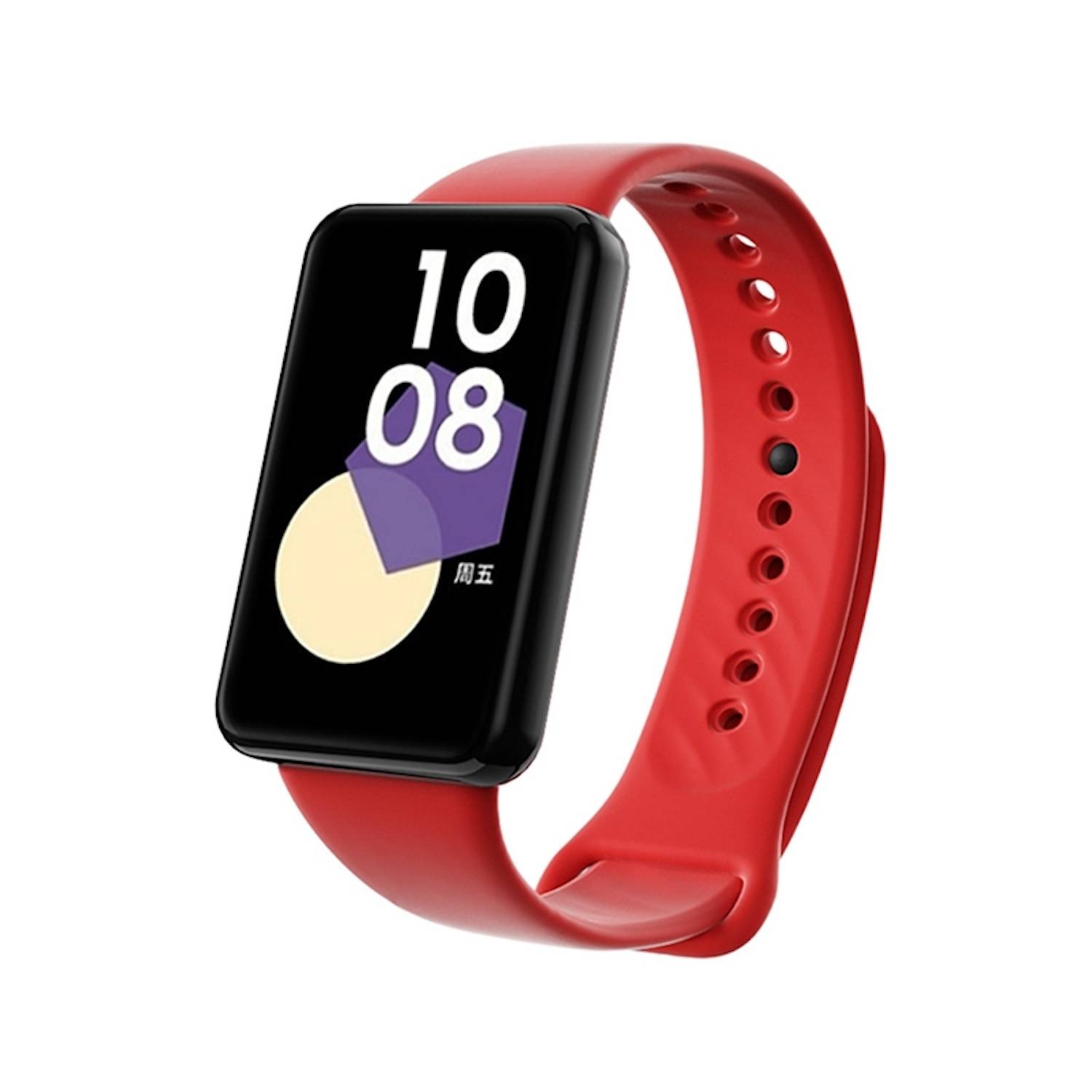 Für Honor Band 9 hochwertiges TPU mit schwarzer Schnalle Watch Ersatz Arm Band Rot