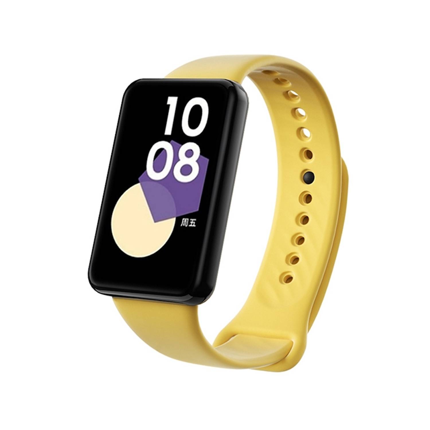 Für Honor Band 9 hochwertiges TPU mit schwarzer Schnalle Watch Ersatz Arm Band Gelb