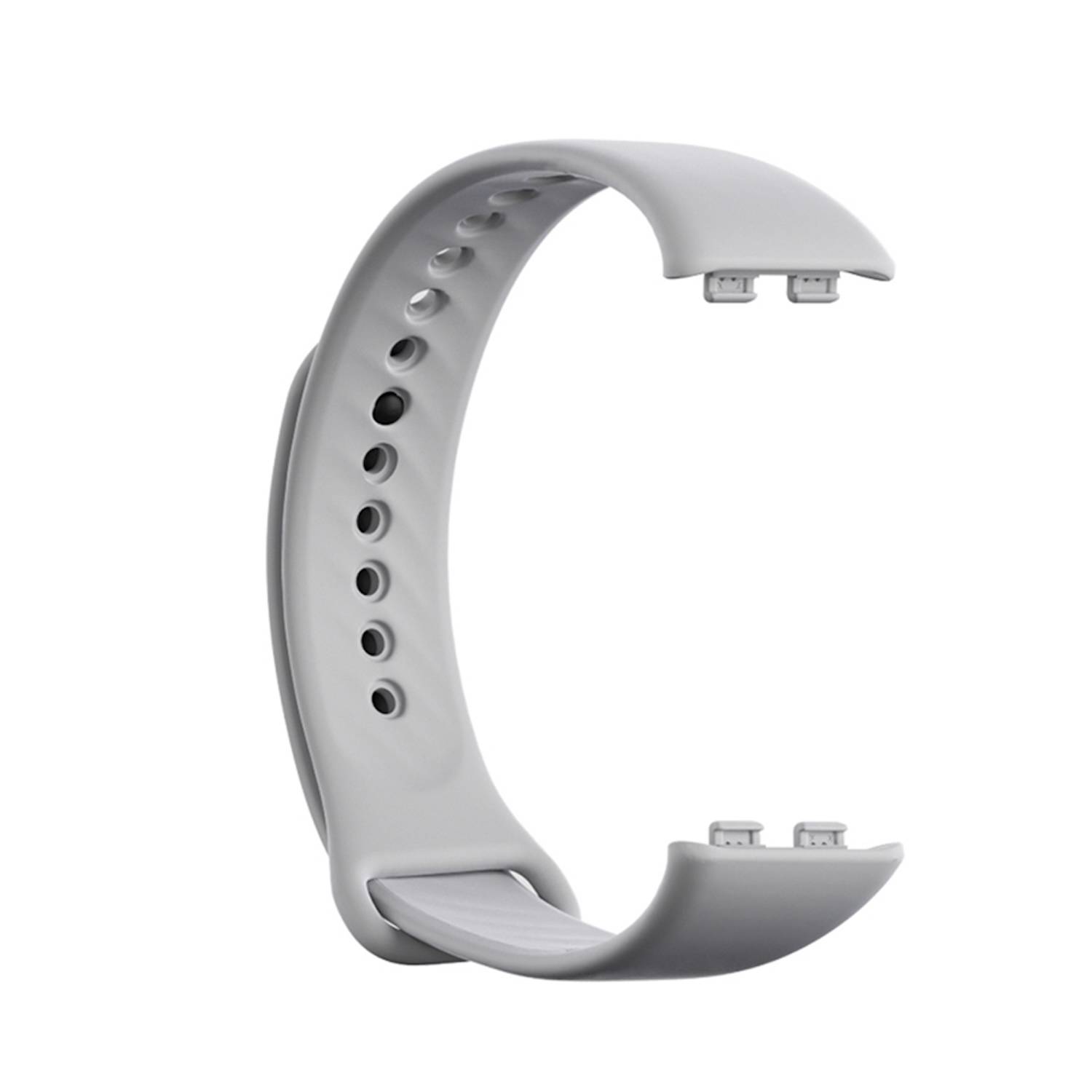 Für Honor Band 9 hochwertiges TPU mit schwarzer Schnalle Watch Ersatz Arm Band Grau