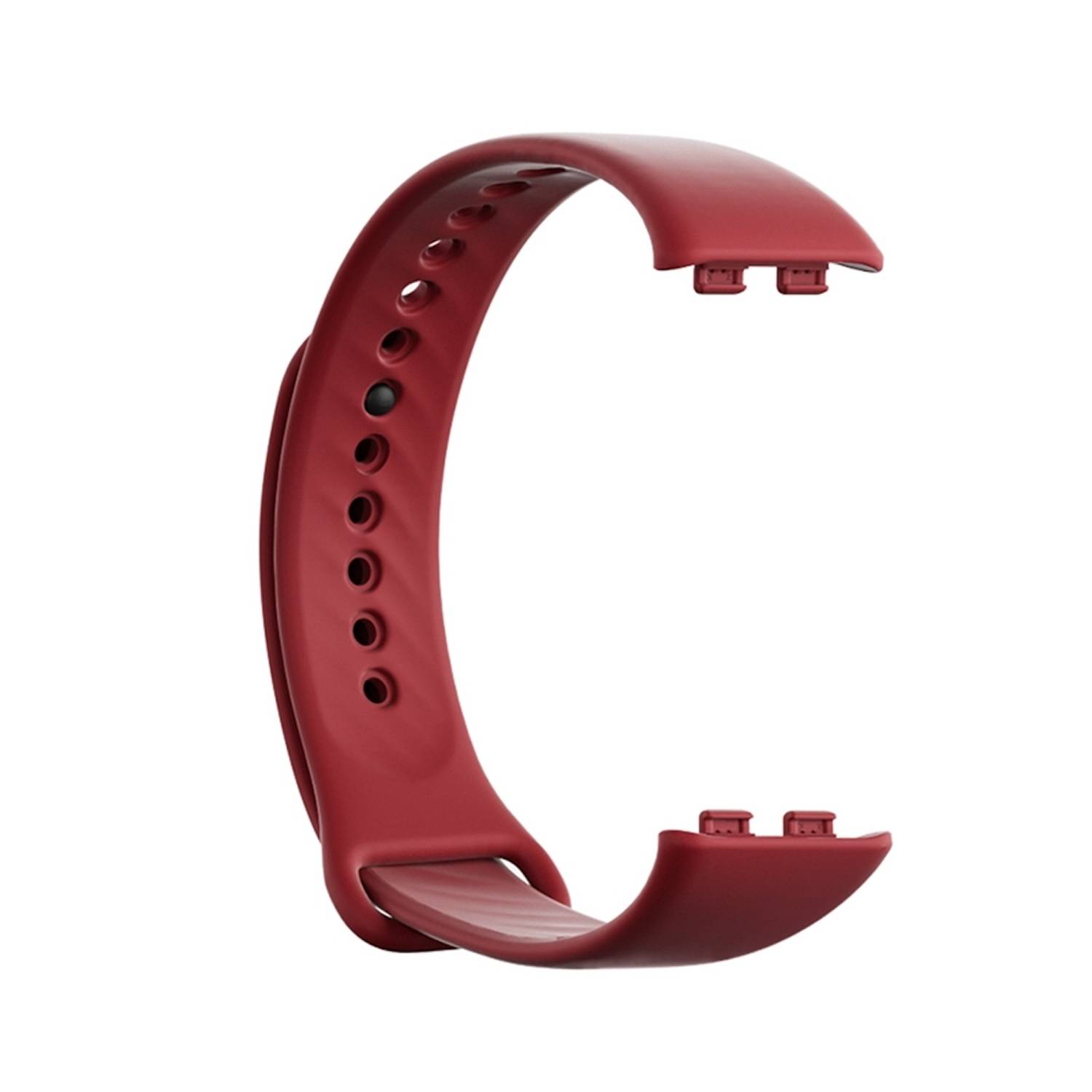 Für Honor Band 9 hochwertiges TPU mit schwarzer Schnalle Watch Ersatz Arm Band Weinrot