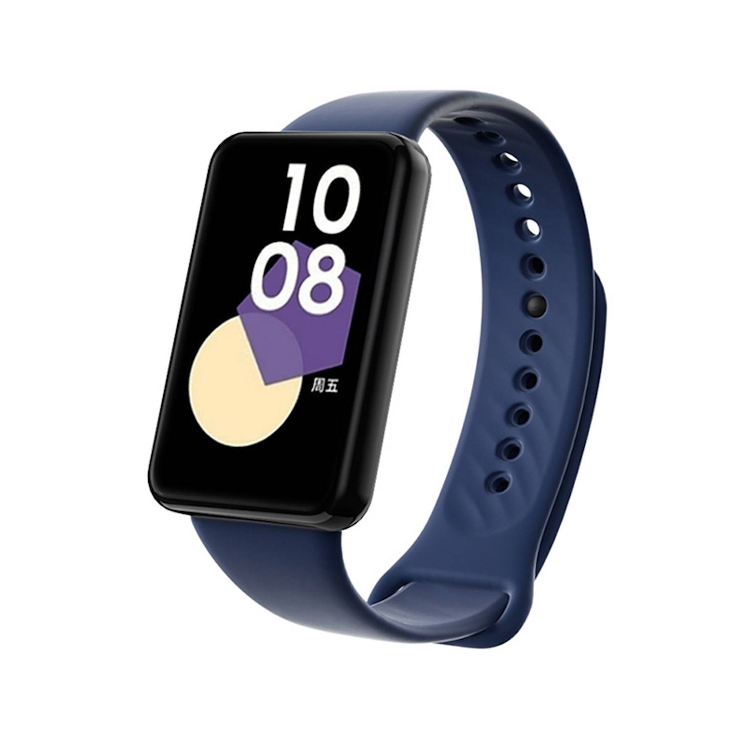 Für Honor Band 9 hochwertiges TPU mit schwarzer Schnalle Watch Ersatz Arm Band Dunkelblau