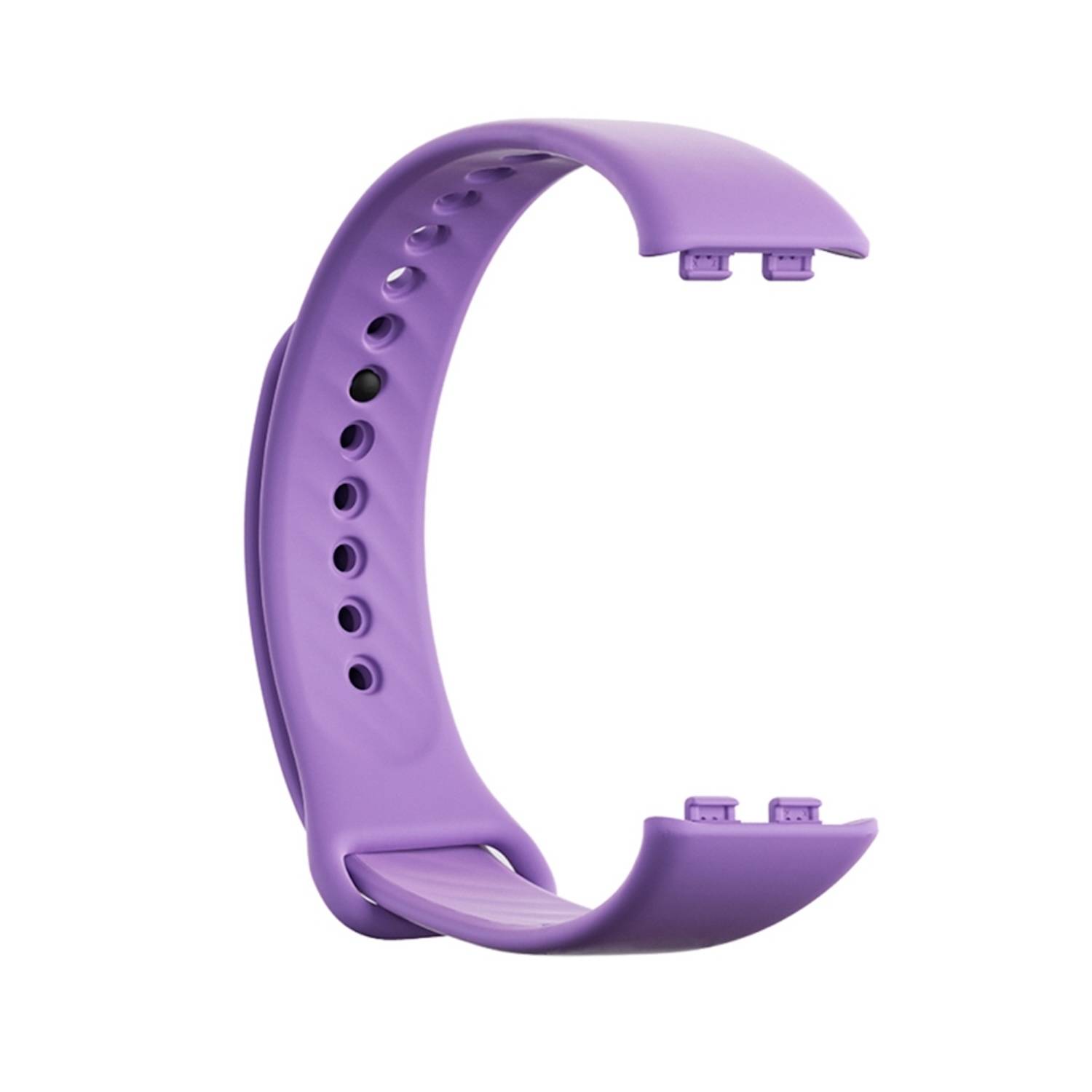 Für Honor Band 9 hochwertiges TPU mit schwarzer Schnalle Watch Ersatz Arm Band Lila