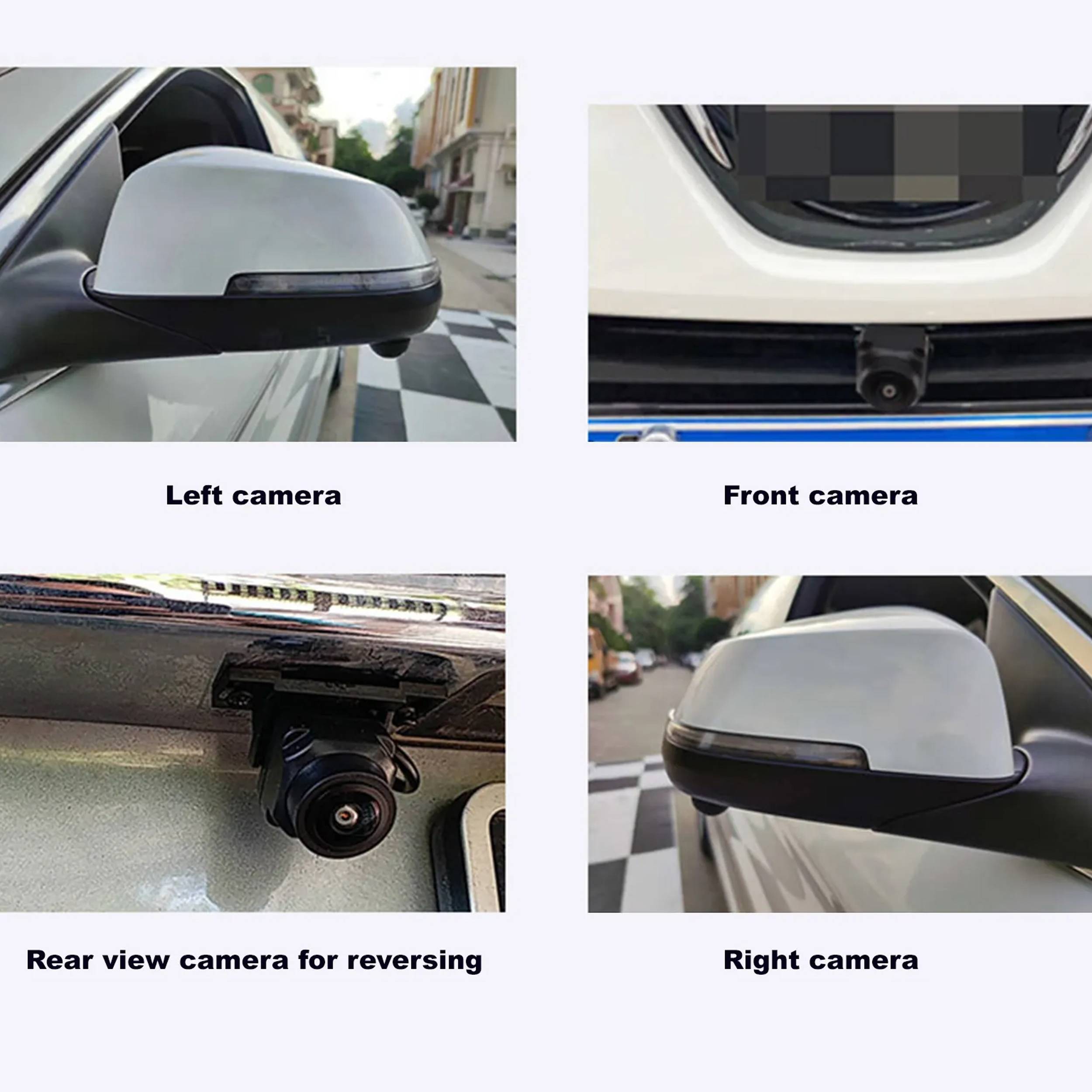 360° Grad Kamera System Vogelperspektive Einparkhilfe für TAFFIO® Autoradios