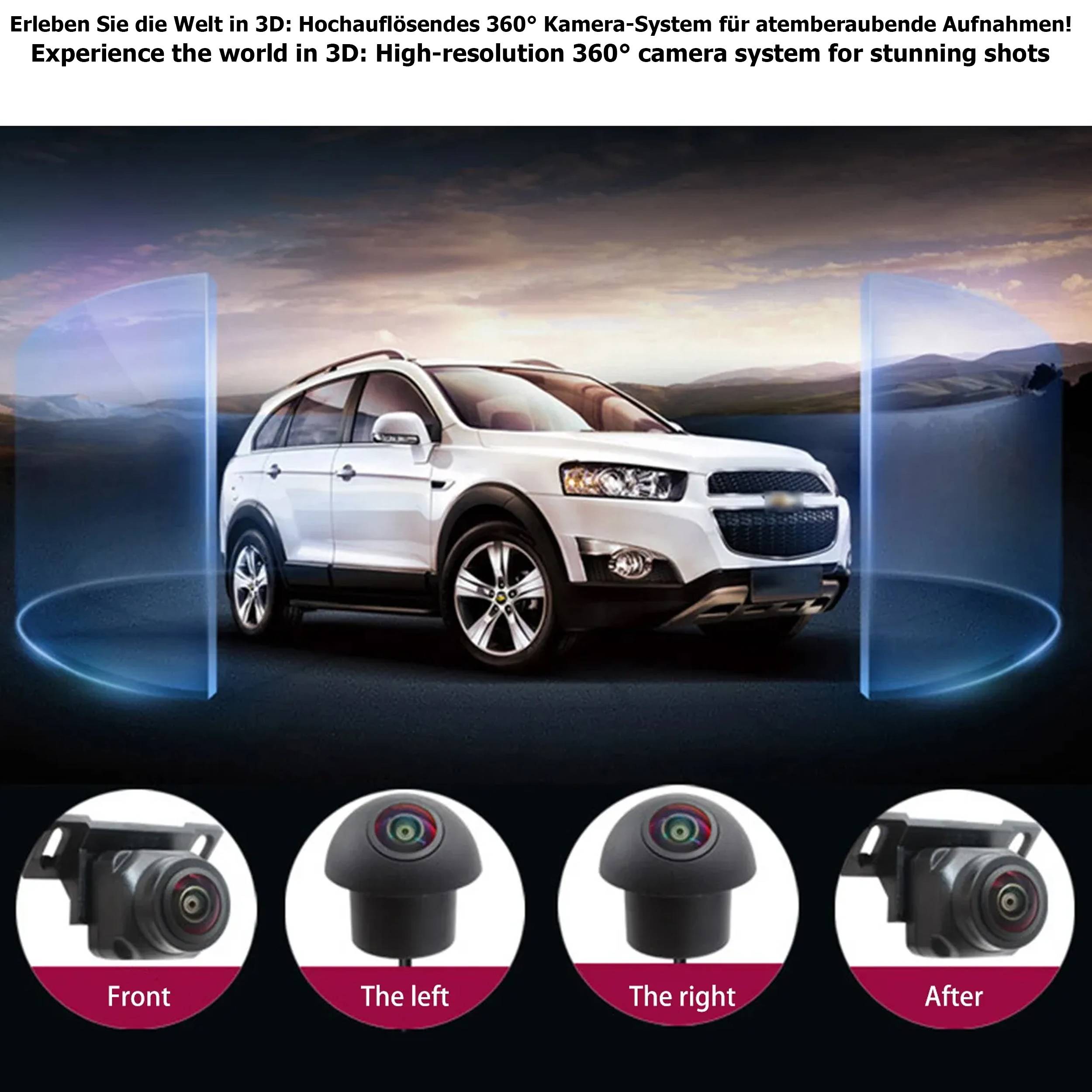 360° Grad Kamera System Vogelperspektive Einparkhilfe für FY Android Display