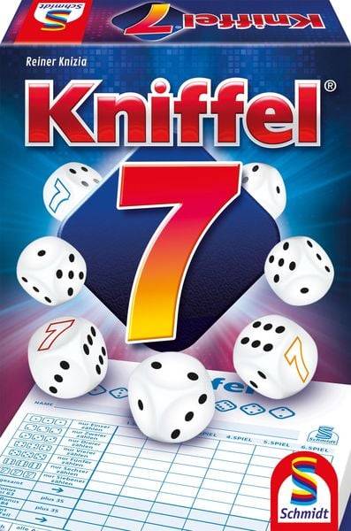 Schmidt 49436 - Kniffel 7, Würfelspiel mit speziellen 7er Würfeln