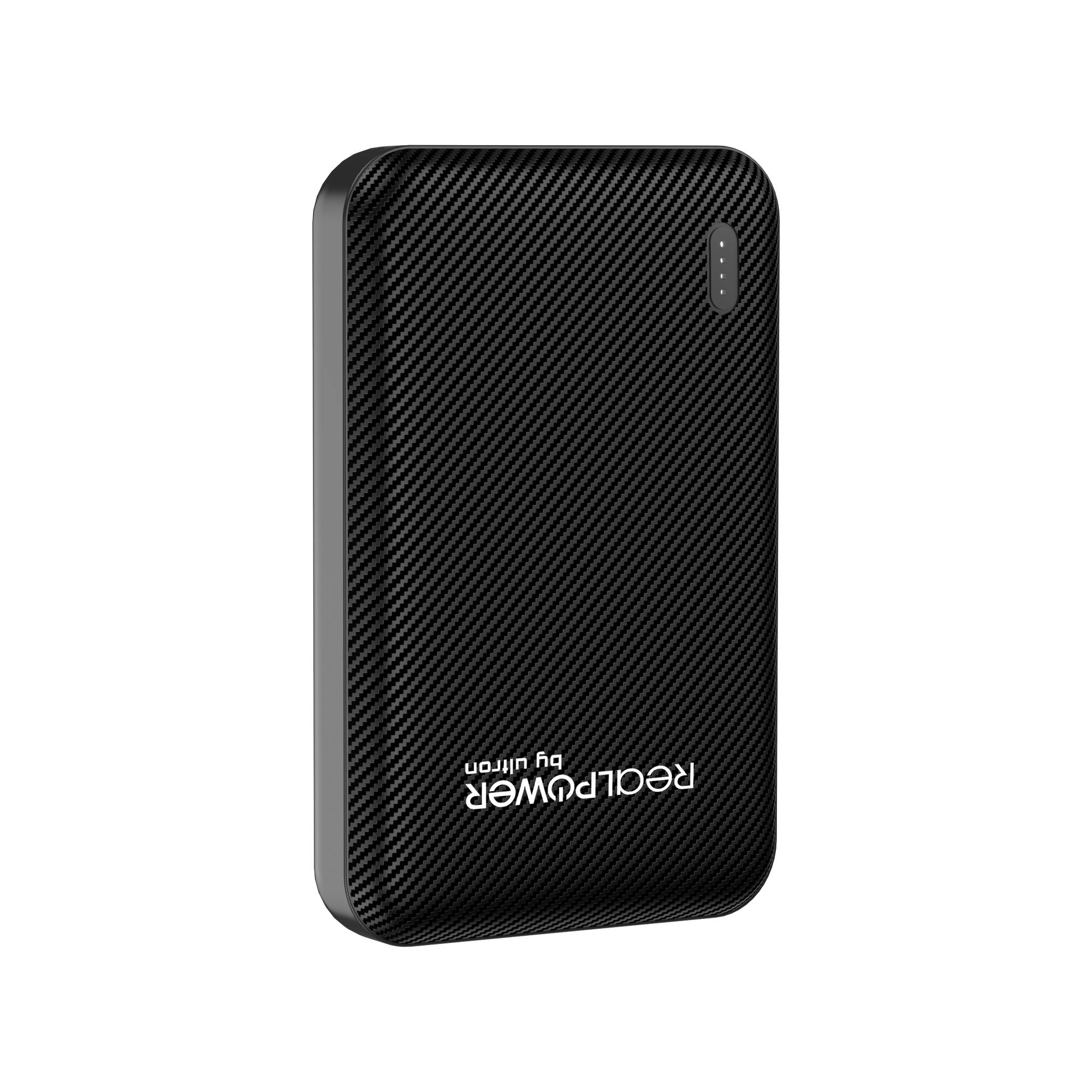 RealPower Powerbank PB-5000 SE schwarz 5.000mAh Multimedia-Technik Powerbanks