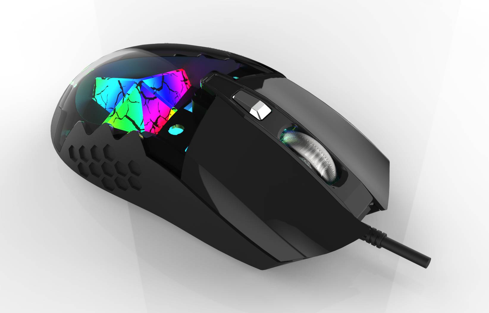 INCA Gaming Maus RGB/ 7200DPI/ 6Tasten/USB 1.60m schwarz retail Eingabe / Ausgabe Mäuse &
