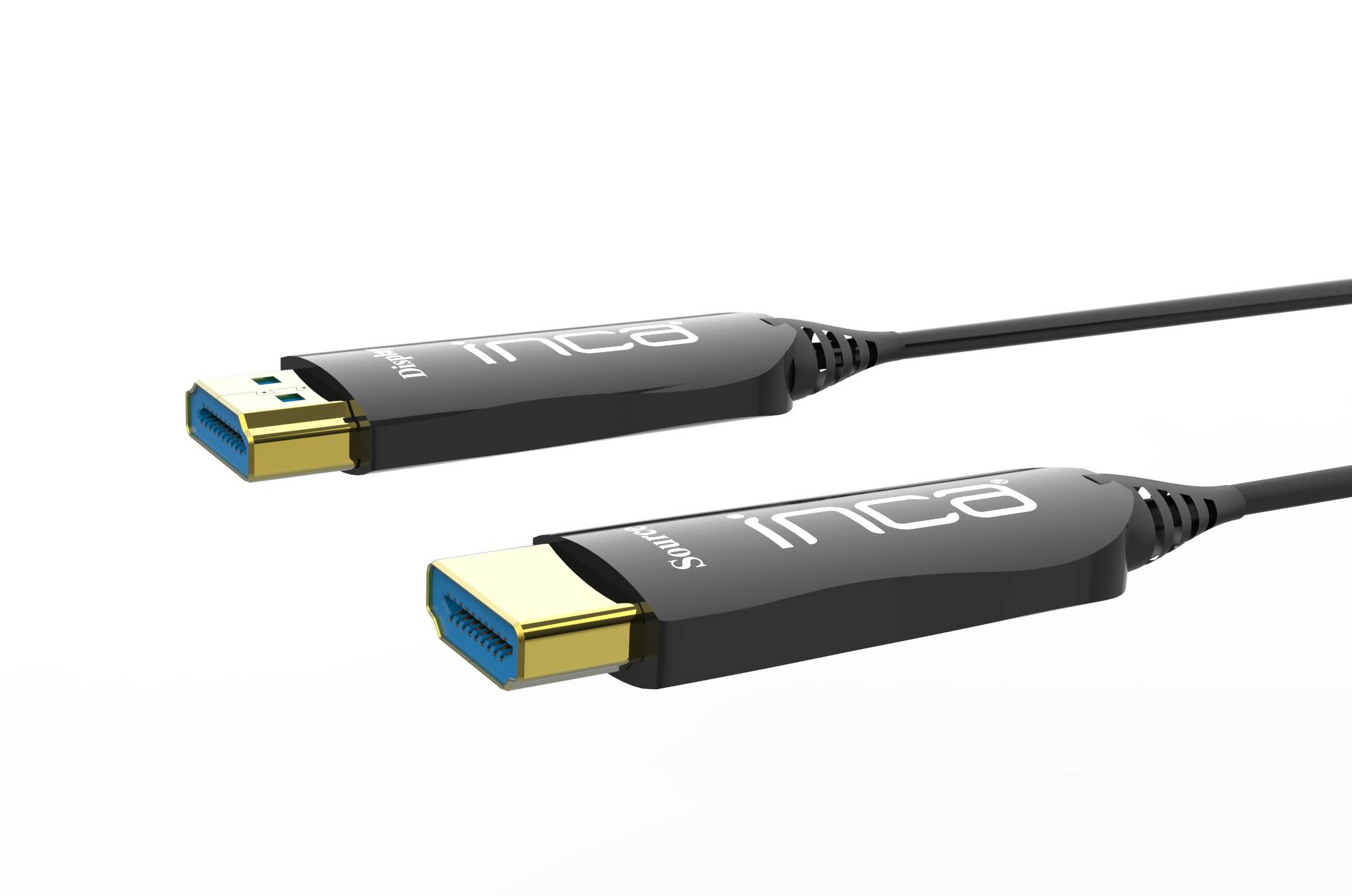 INCA HDMI-Kabel2.0 4K 18Gbit/s 4096x2160@ 30Hz 50.00m sw retail Multimedia-Technik HDMI-Kabel