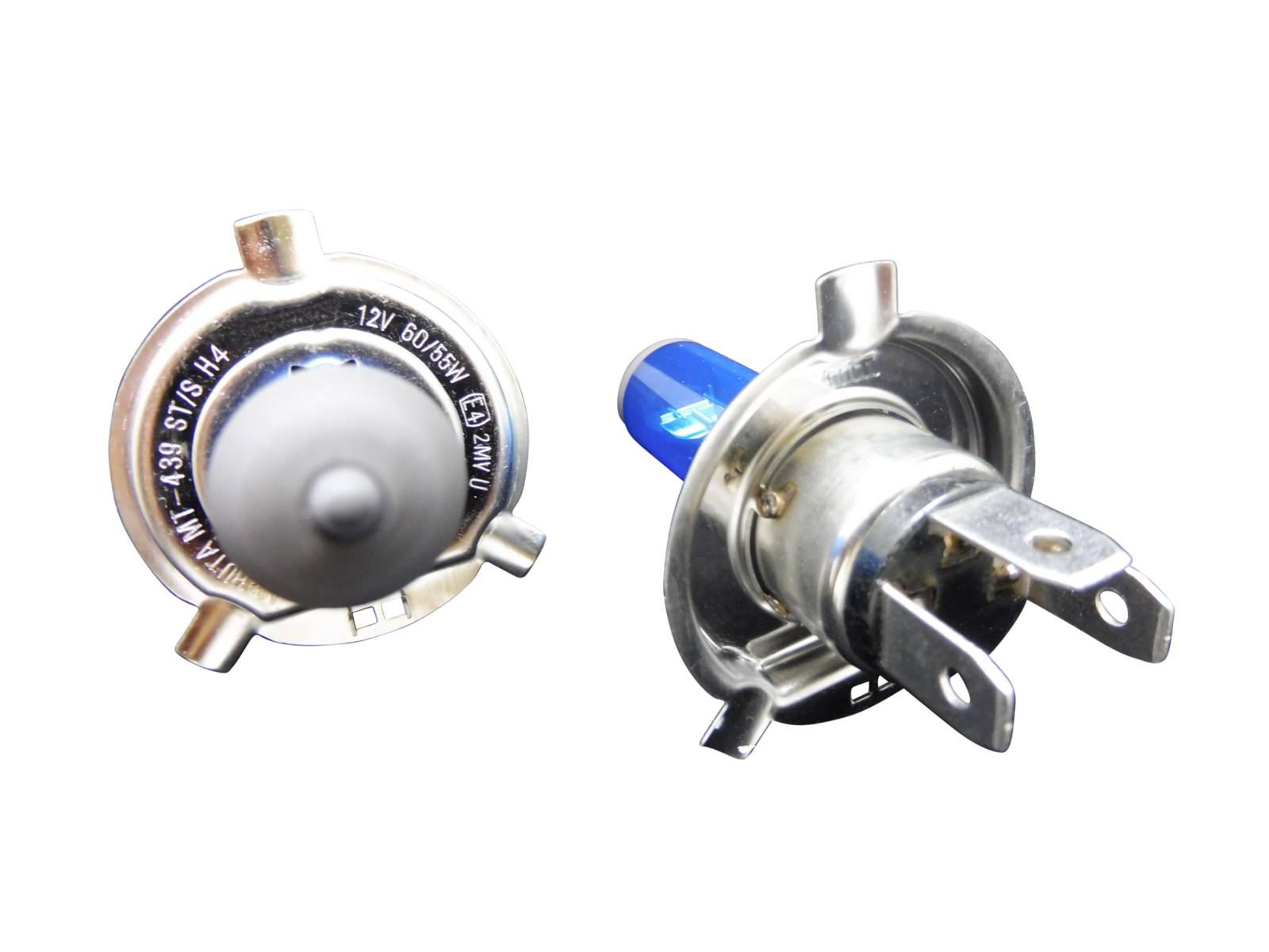 MARUTA SUPER WHITE H4 60/55W Halogenlampe für Abblendlicht, Fernlicht, 5500K Xenon-Effekt, langlebige hochwertige