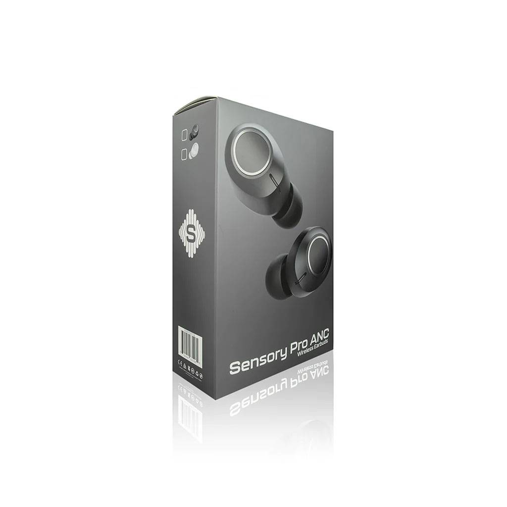 SonidoLab Sensory Pro ANC Wireless Earbuds kabellose Bluetooth In-Ear Kopfhörer, 36h Wiedergabe, 24h mit ANC, Dual