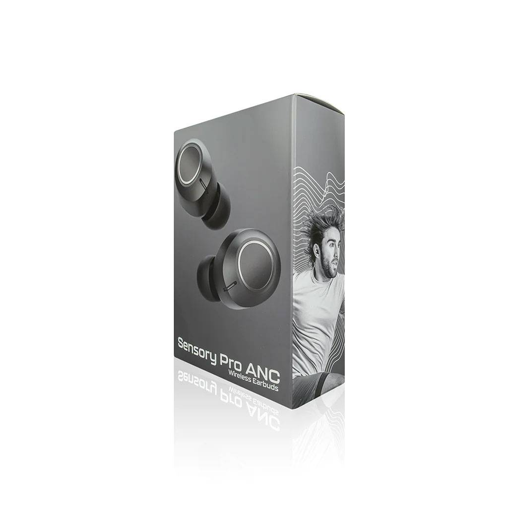 SonidoLab Sensory Pro ANC Wireless Earbuds kabellose Bluetooth In-Ear Kopfhörer, 36h Wiedergabe, 24h mit ANC, Dual