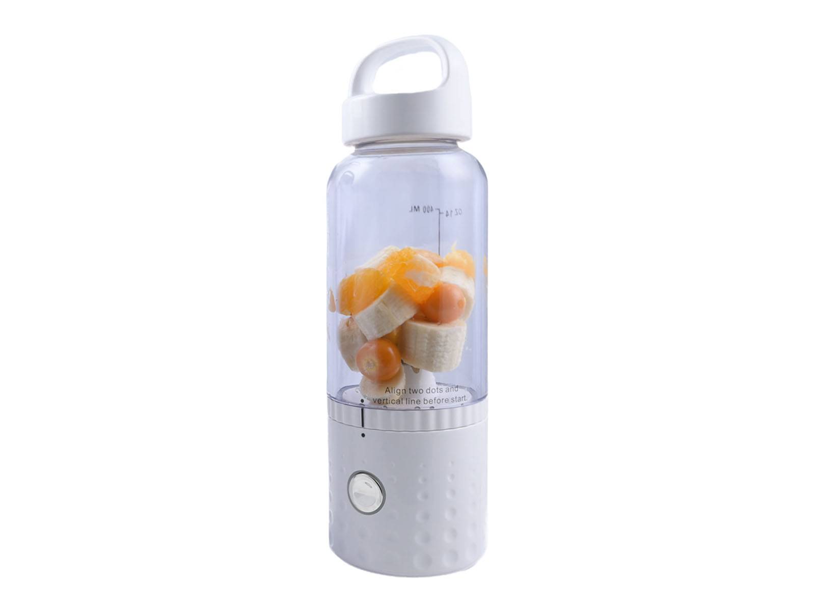 vitaliano tragbarer Smoothie Maker to go, 500ml, wechselbare Flasche, USB, spülmaschinenfest, leichter Mixer für Frische