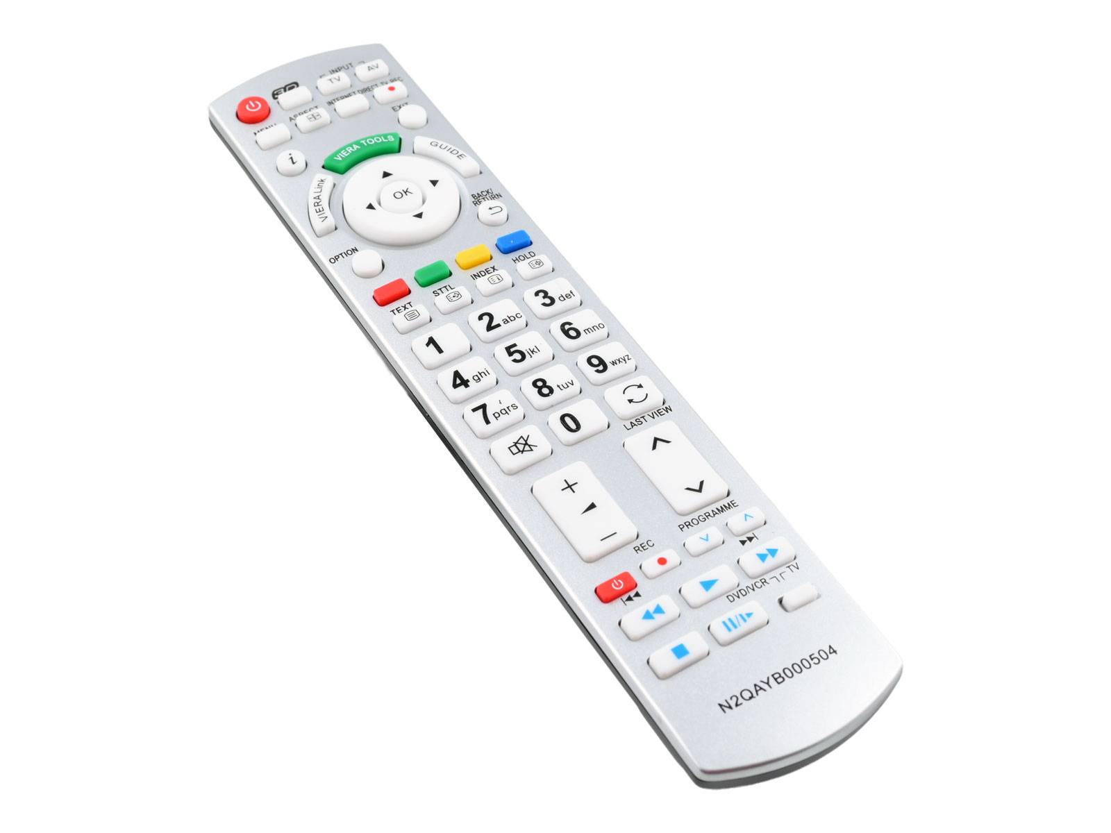 azurano Fernbedienung für PANASONIC N2QAYB000504 - Ersetzt auch N2QAYB000505, N2QAYB000506, N2QAYB000673, N2QAYB000785,