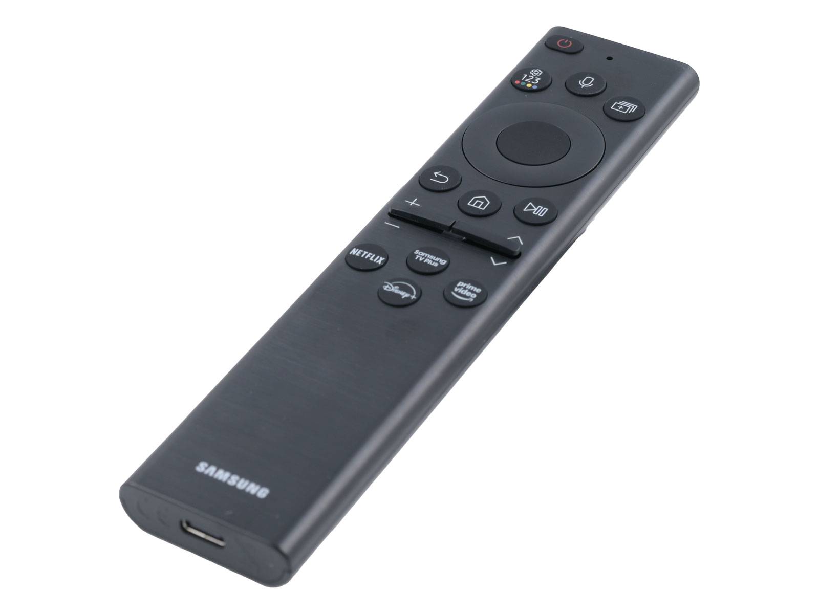 SAMSUNG Original Fernbedienung BN59-01385B, BN5901385B, TM2280E - USB C / Eco Solar / Sprach Fernbedienung - GQ43QN90