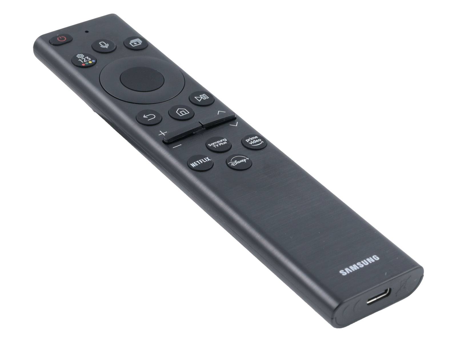 SAMSUNG Original Fernbedienung BN59-01385B, BN5901385B, TM2280E - USB C / Eco Solar / Sprach Fernbedienung - GQ43QN90