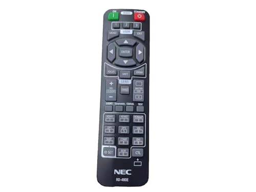 NEC Original Fernbedienung RD-480E / 7N901322 - Ersetzt auch RMT-PJ40, 7N901321, RD-466E, RD-461E, RD-455E, RMT-PJ33,