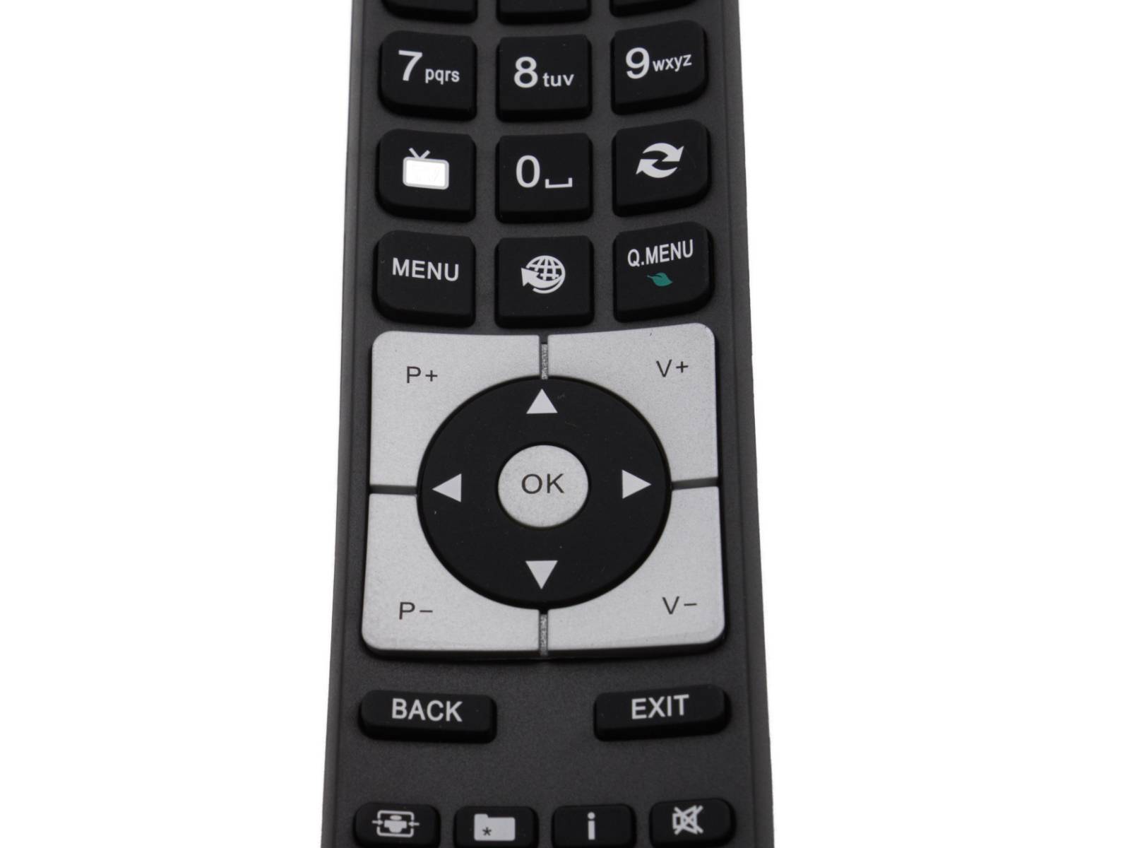 azurano Fernbedienung RC5118 für TELEFUNKEN 4K UHD SmartTV aus 2016 - 2018 mit Direkttasten für Netflix & YouTube