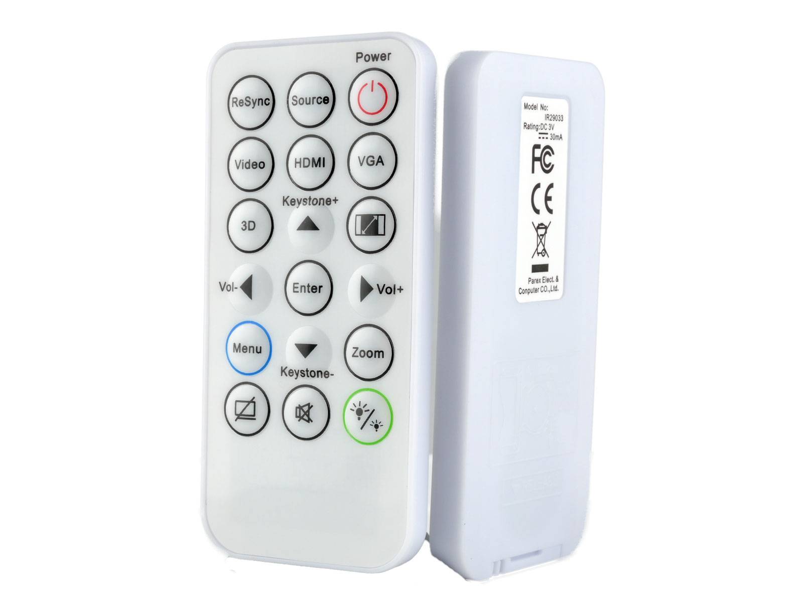 azurano Fernbedienung kompatibel zu OPTOMA SP.8VH02GC01 IR29033, für DAESSGN DS344 DS346 DW346 DX345 DX346 H112e H182X